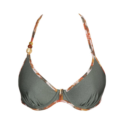 Marie Jo Swim Crete Plunge Bikini Top (1005612) Inca Gold