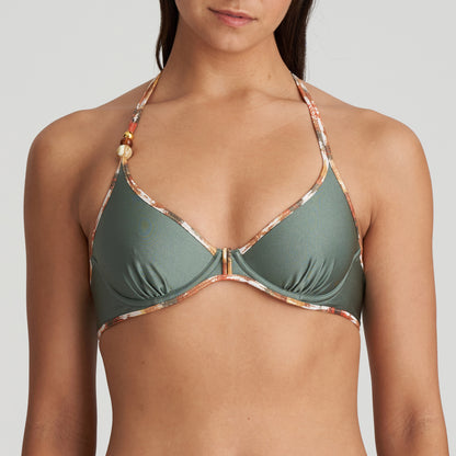 Marie Jo Swim Crete Plunge Bikini Top (1005612) Inca Gold
