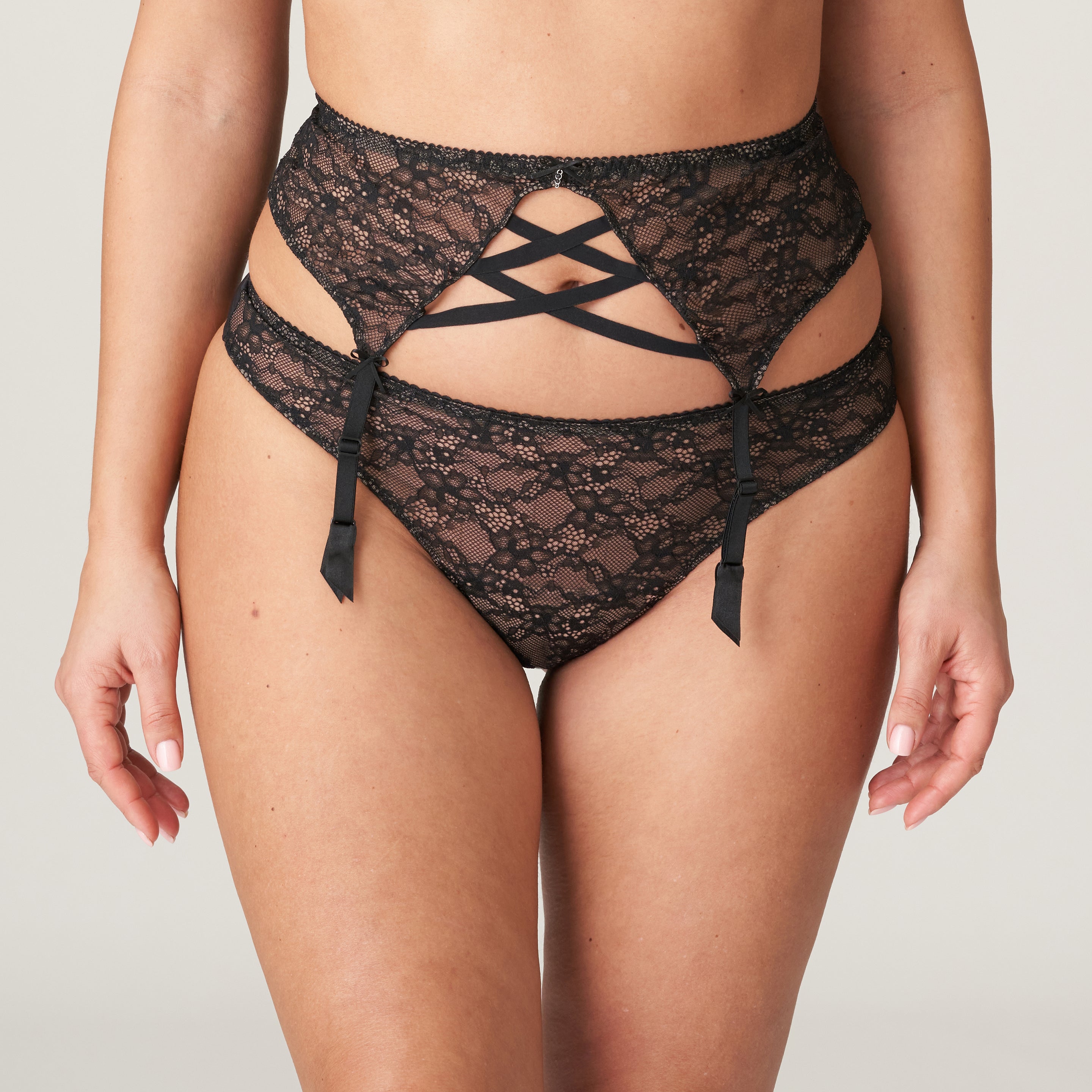 Primadonna Livonia Garter Belt (0763430) Black