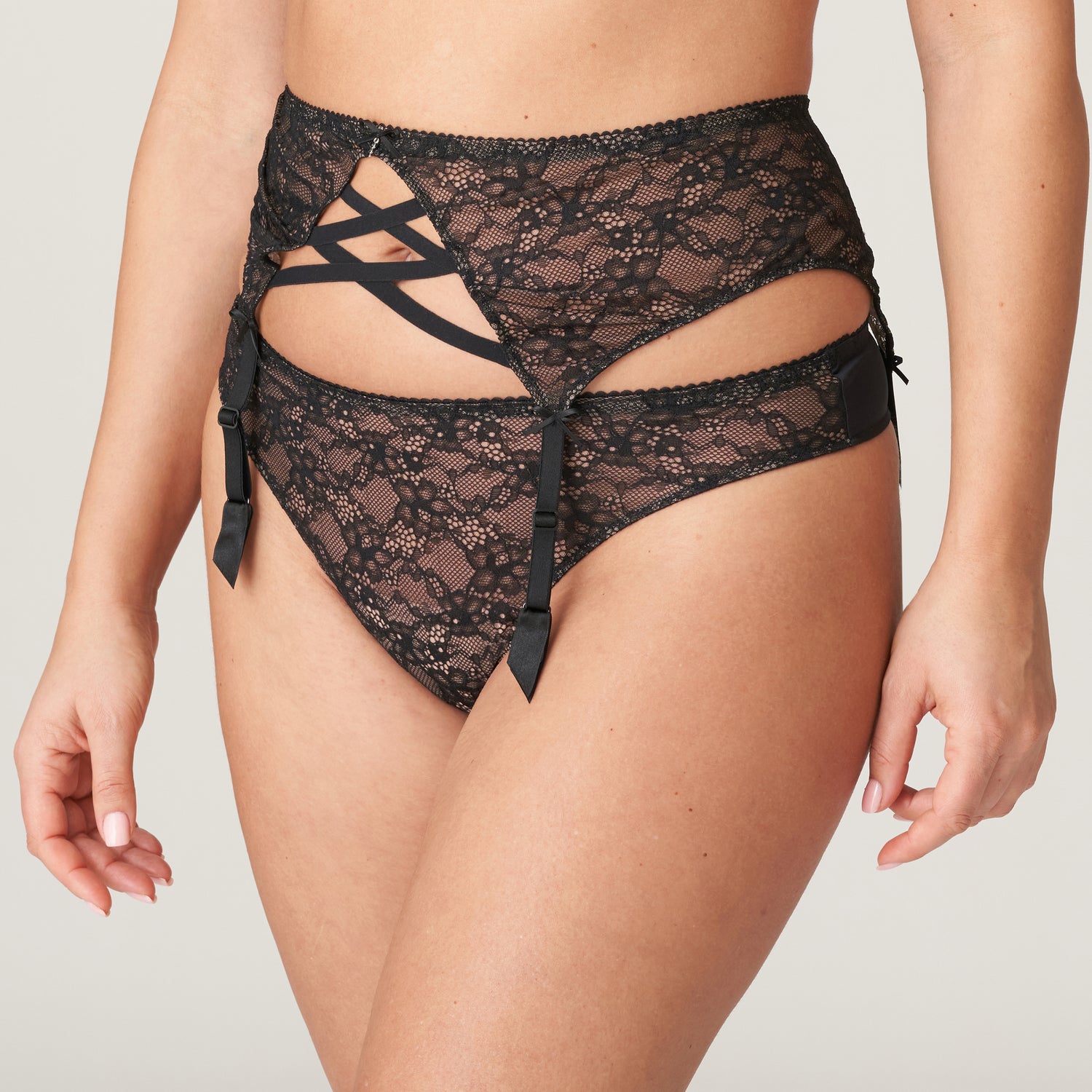 Primadonna Livonia Garter Belt (0763430) Black