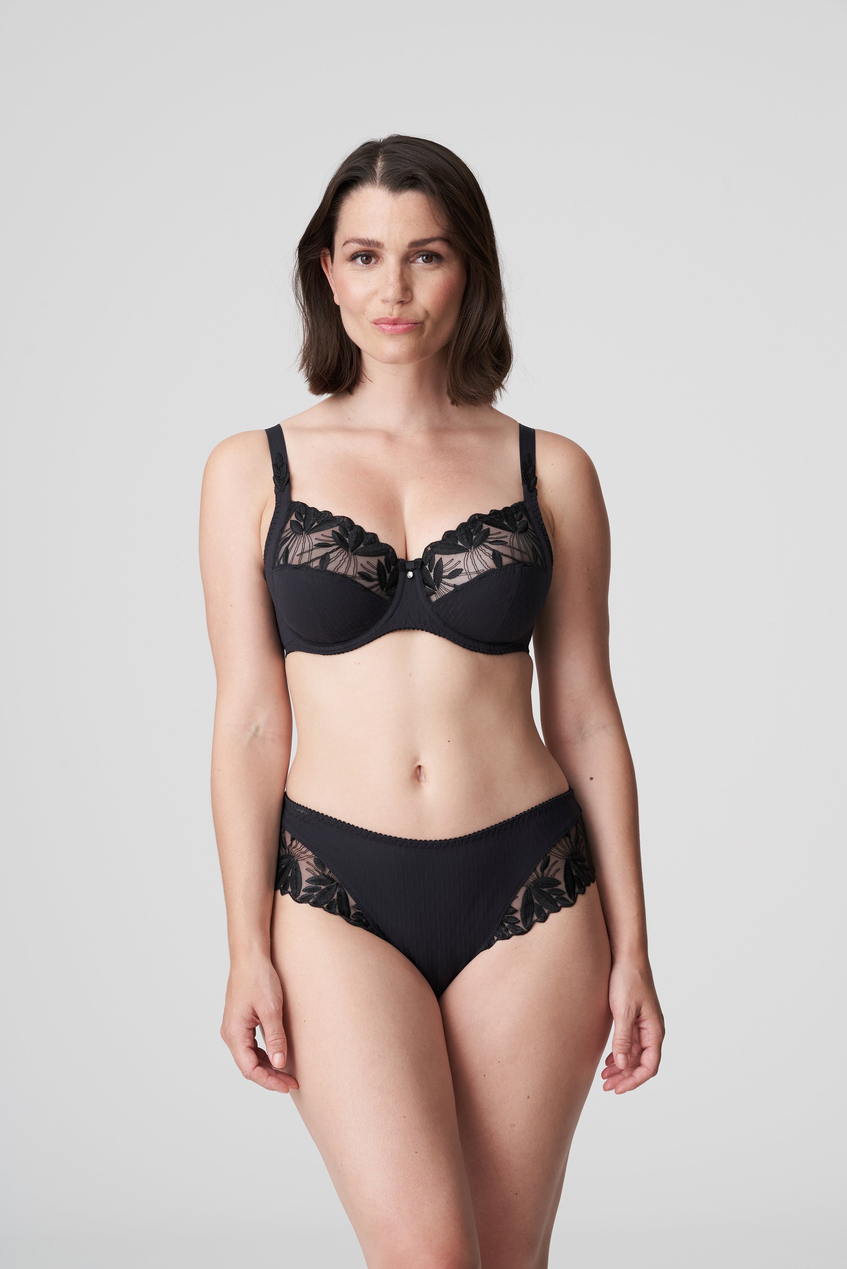 Primadonna Orlando Luxury Thong (0663151) Charcoal