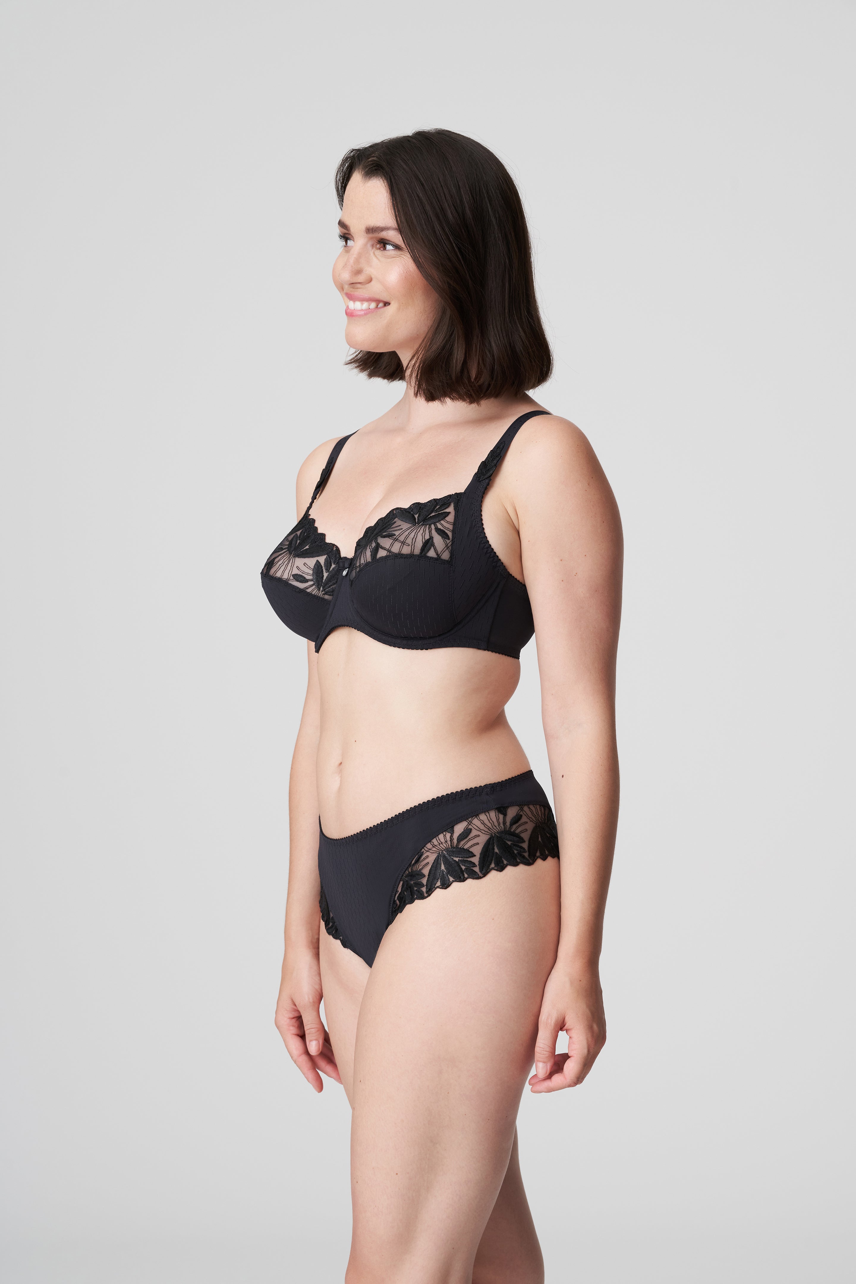 Primadonna Orlando Luxury Thong (0663151) Charcoal