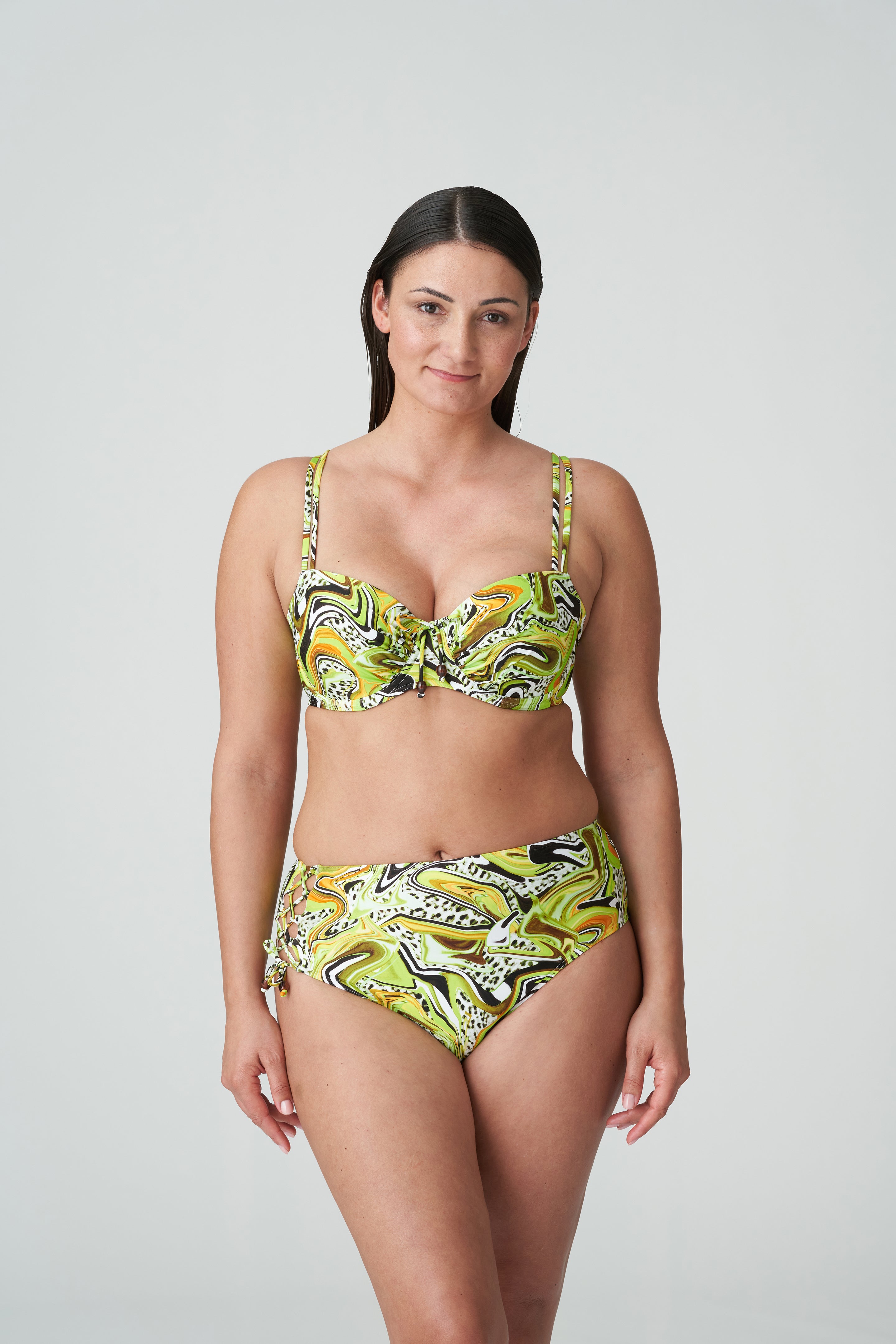 Primadonna Swim Jaguarau Bikini Full Briefs (4011951) Lime Swirl