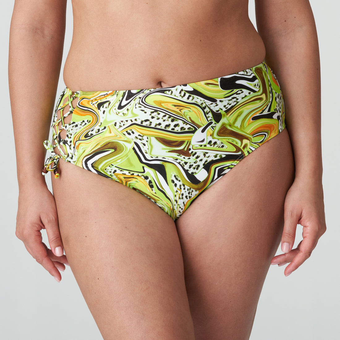 Primadonna Swim Jaguarau Bikini Full Briefs (4011951) Lime Swirl