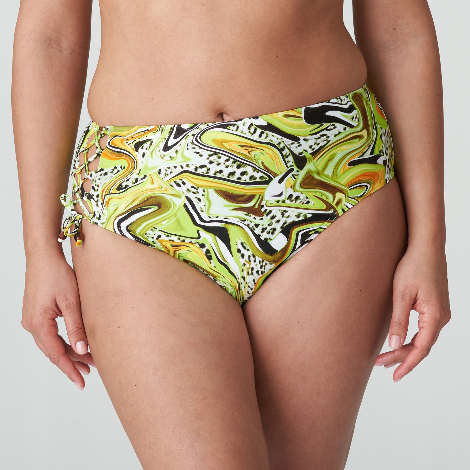 Primadonna Swim Jaguarau Bikini Full Briefs (4011951) Lime Swirl