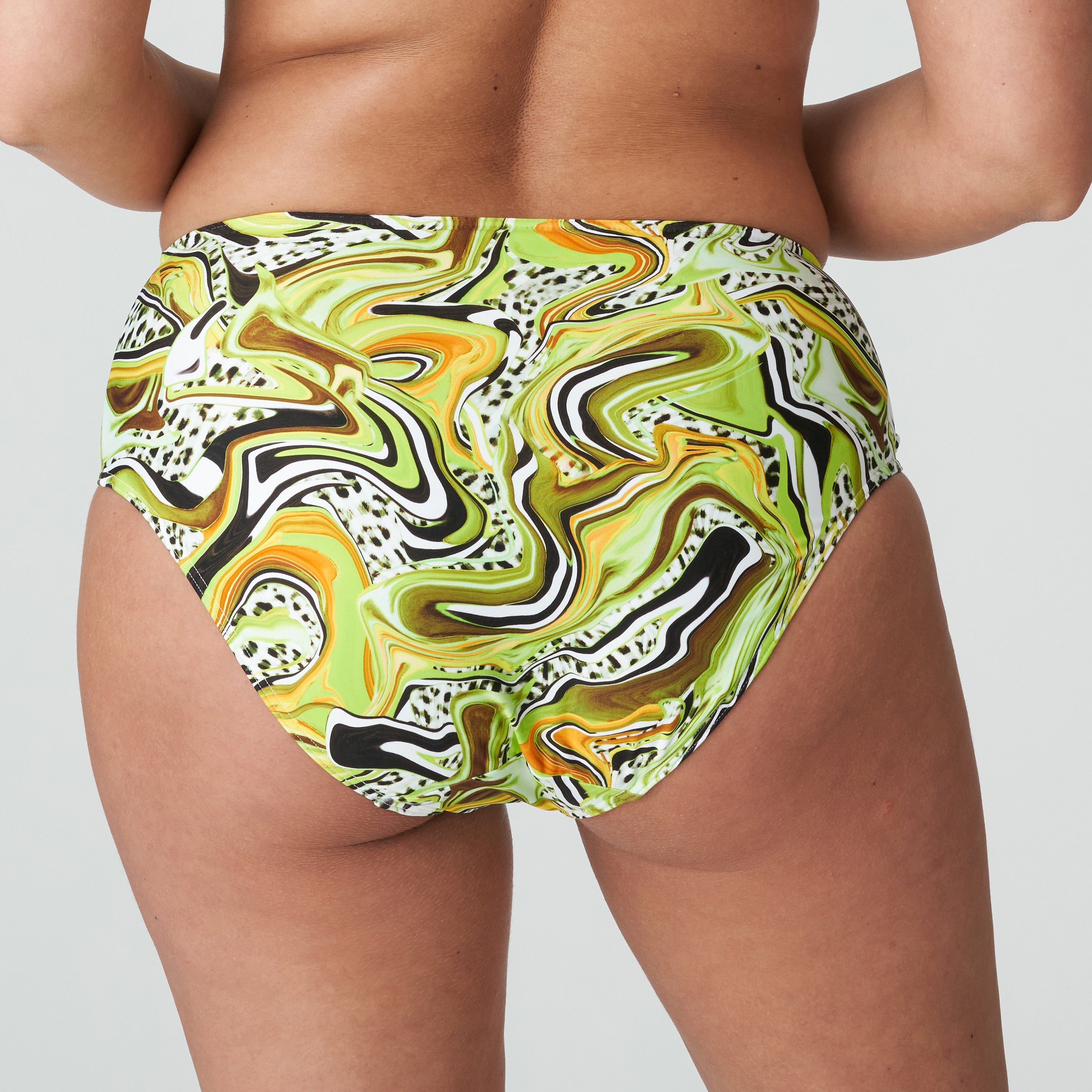 Primadonna Swim Jaguarau Bikini Full Briefs (4011951) Lime Swirl