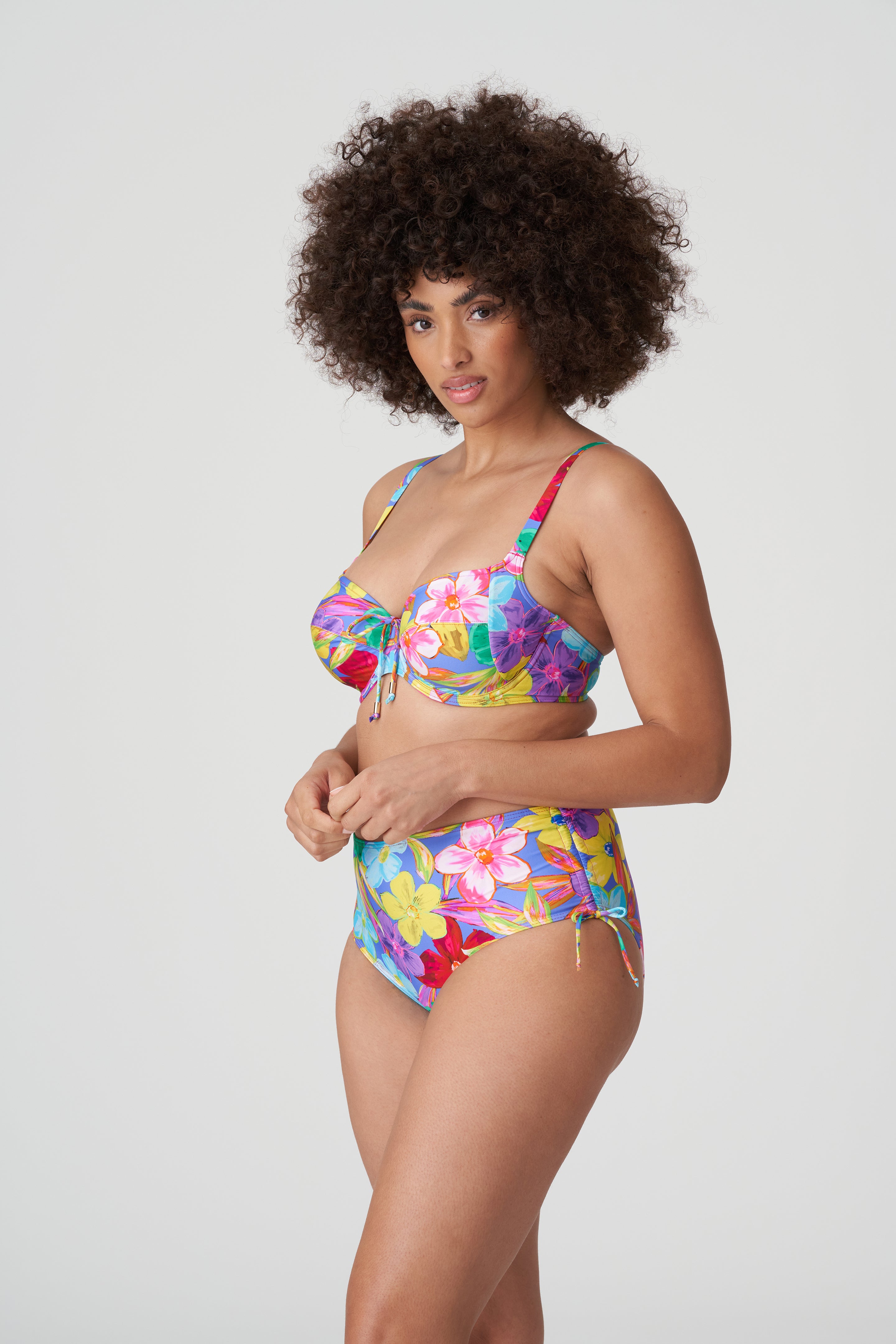 Primadonna Swim Sazan Bikini Full Briefs Ropes (4010752) Blue Bloom