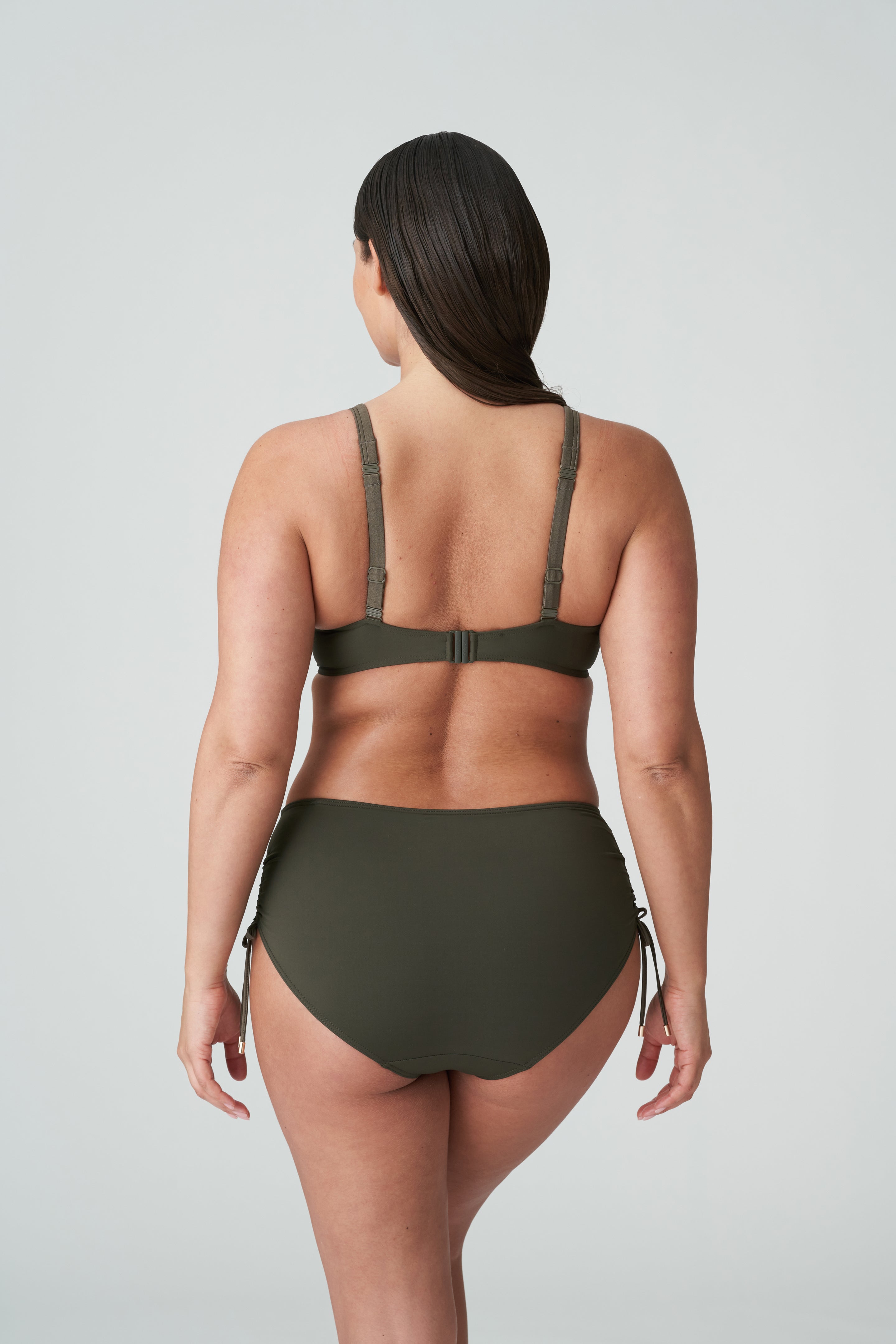 Primadonna Swim Aracruz Half Padded Plunge Bikini Top (4011819) Kaki