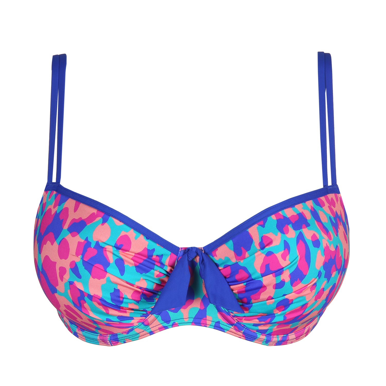 Primadonna Swim Karpen Padded Balcony Bikini Top (4010616) Electric Blue