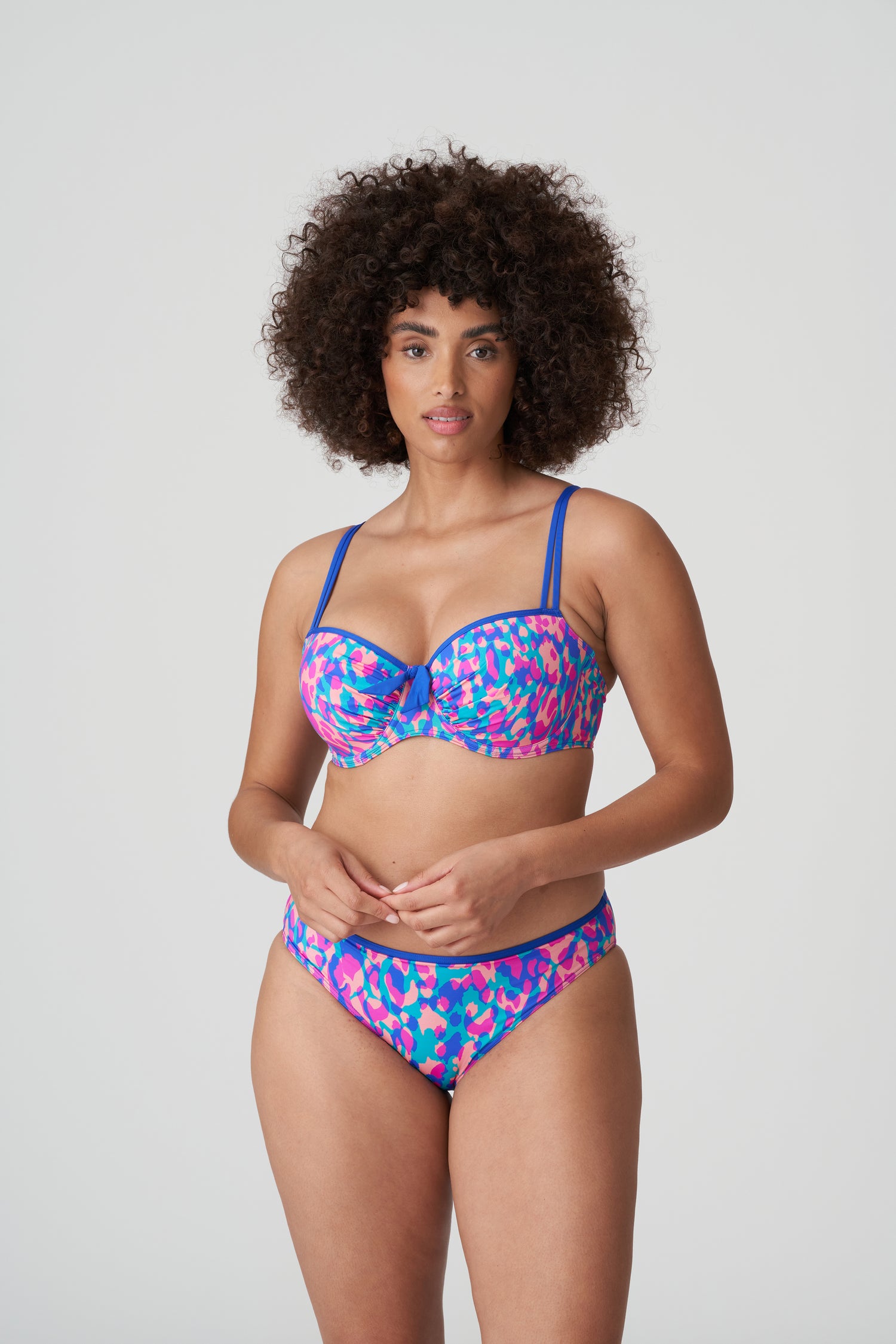 Primadonna Swim Karpen Padded Balcony Bikini Top (4010616) Electric Blue