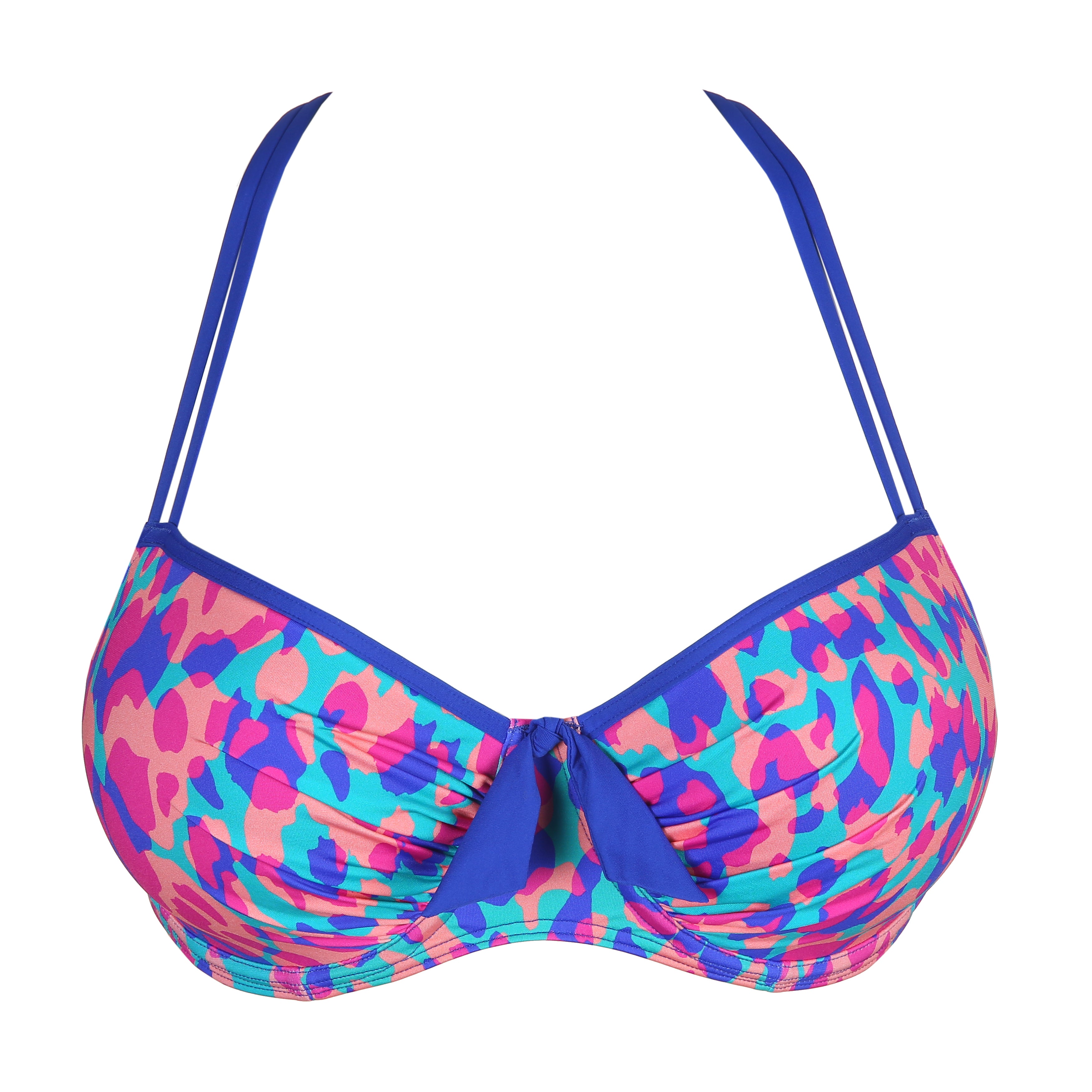 Primadonna Swim Karpen Padded Balcony Bikini Top (4010616) Electric Blue