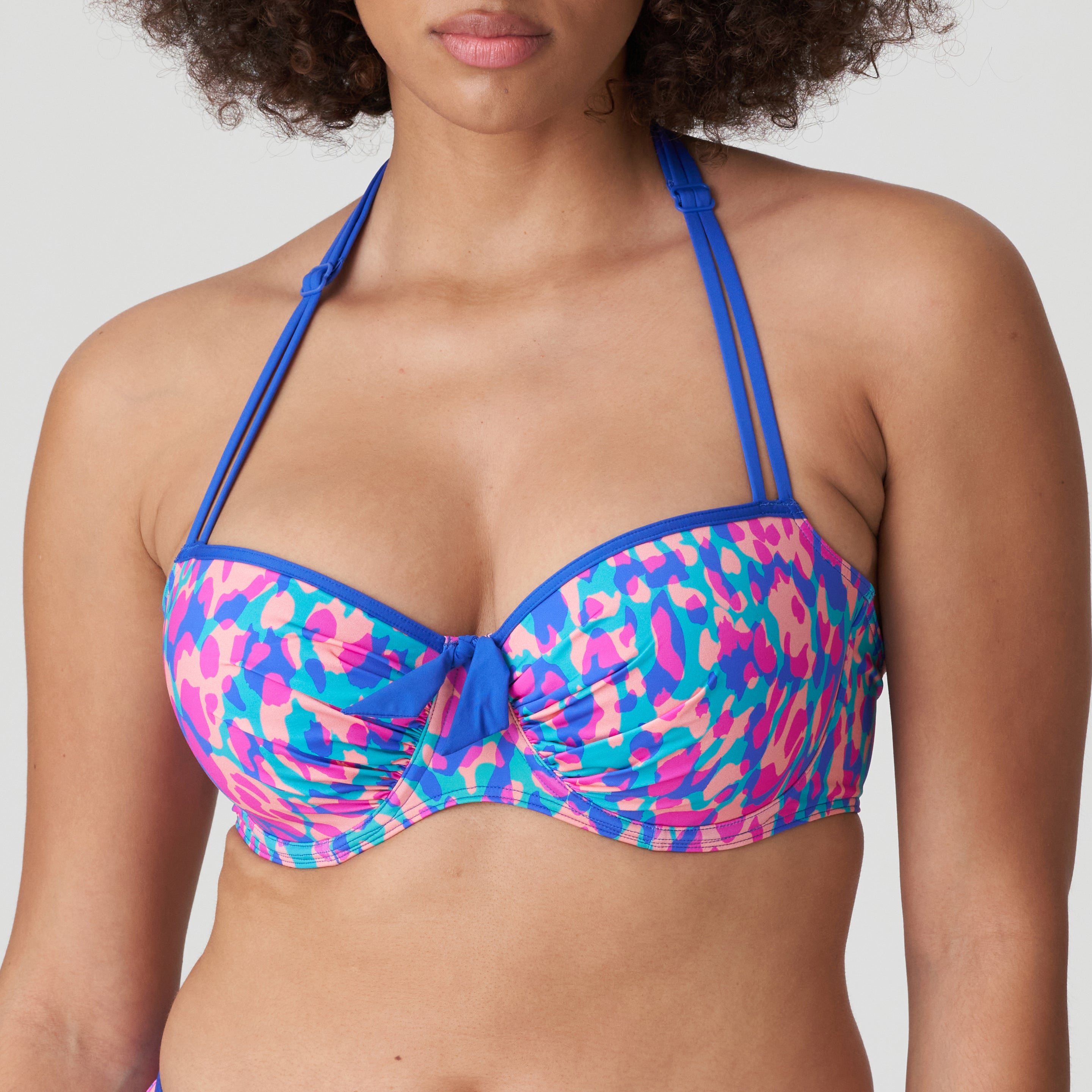 Primadonna Swim Karpen Padded Balcony Bikini Top (4010616) Electric Blue