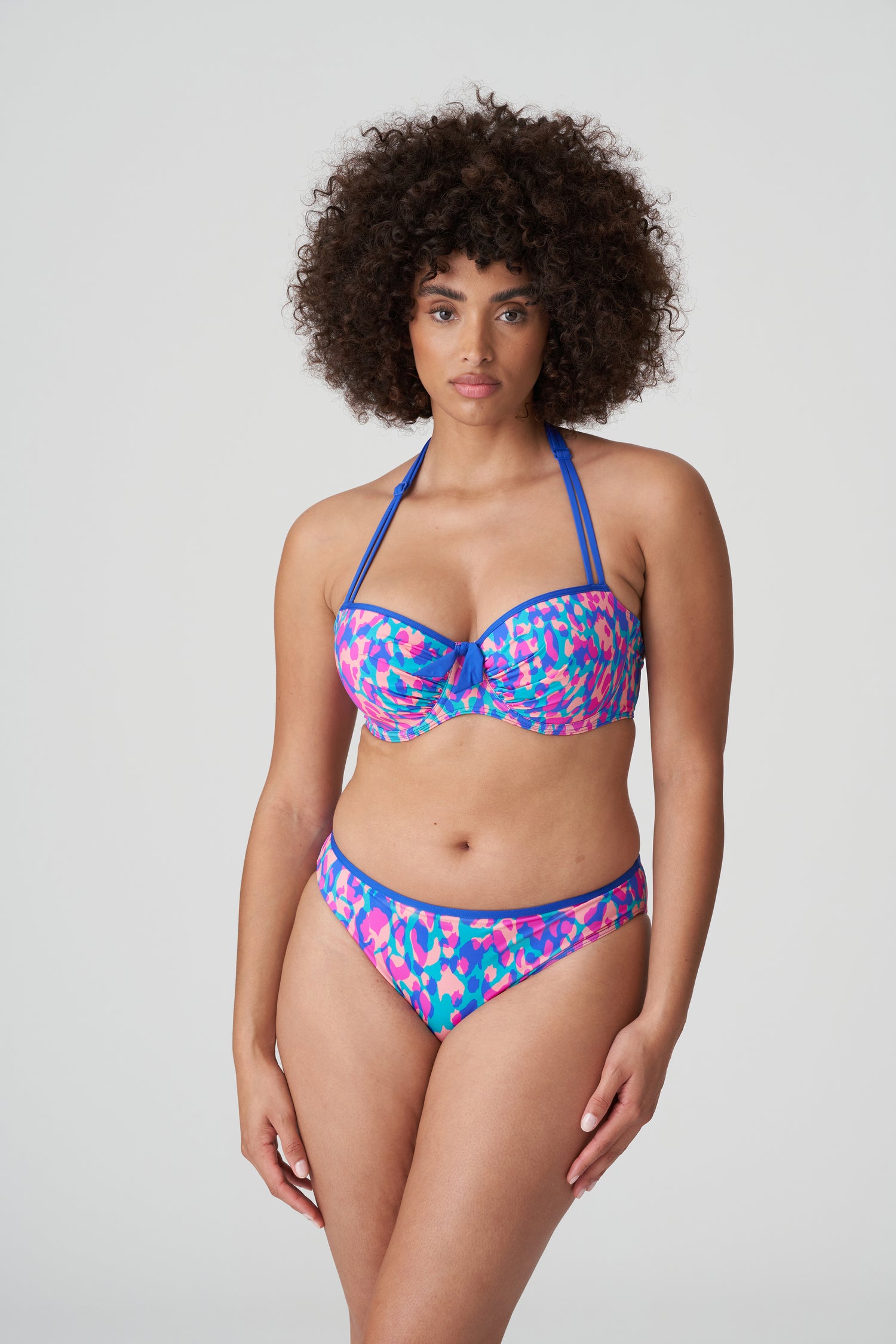 Primadonna Swim Karpen Padded Balcony Bikini Top (4010616) Electric Blue