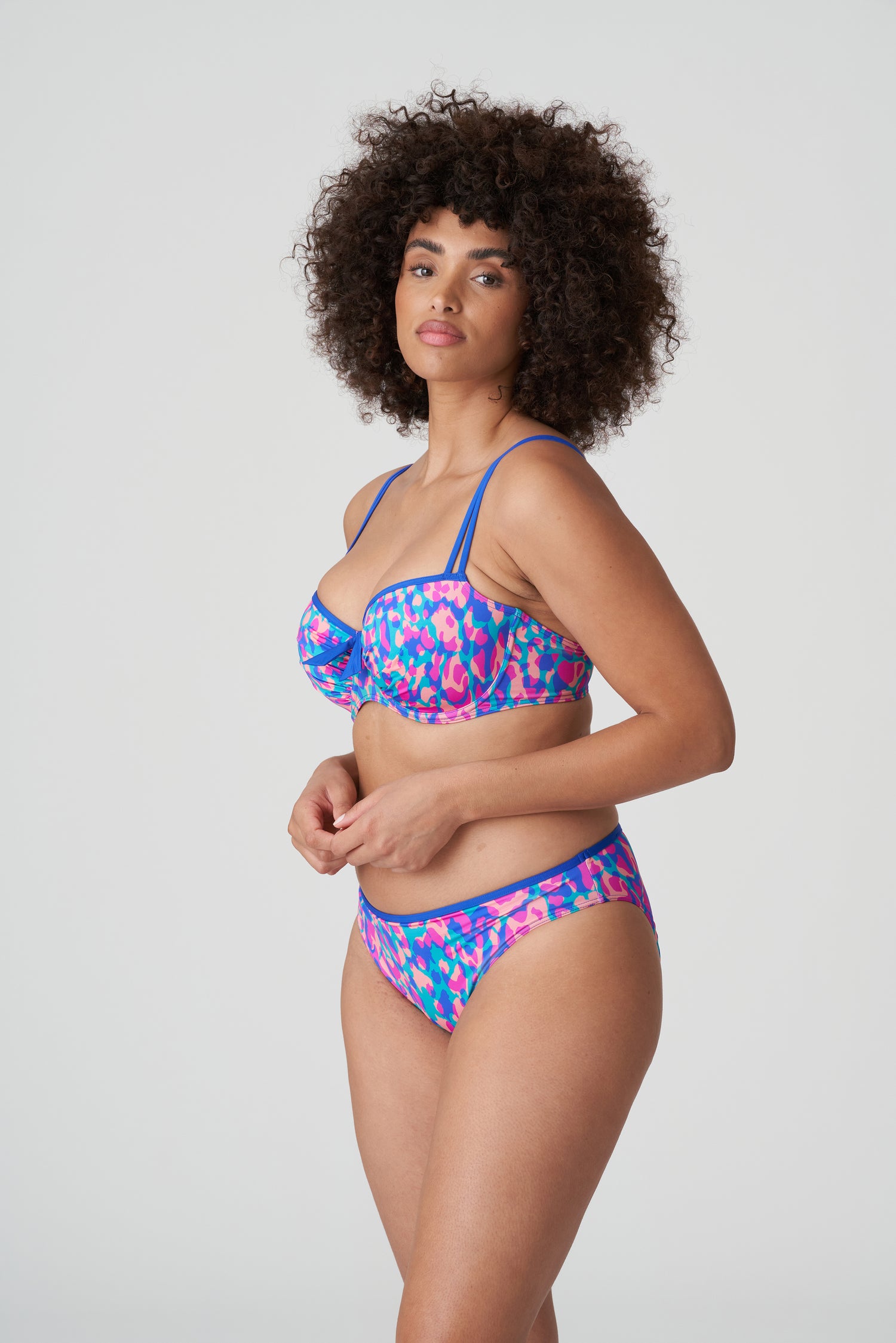 Primadonna Swim Karpen Padded Balcony Bikini Top (4010616) Electric Blue