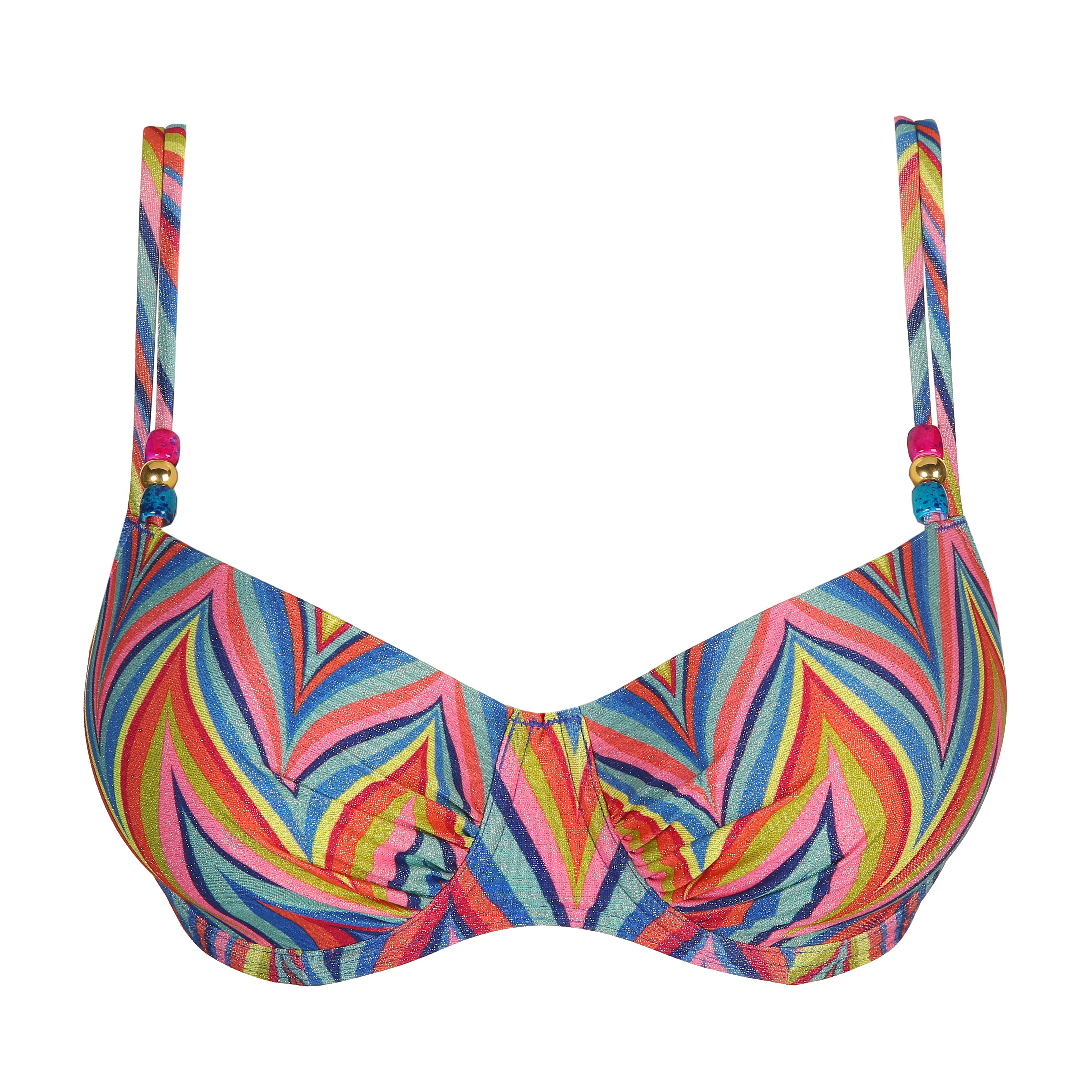 Primadonna Swim Kea Мягкий бикини-топ (4010816) Rainbow Paradise