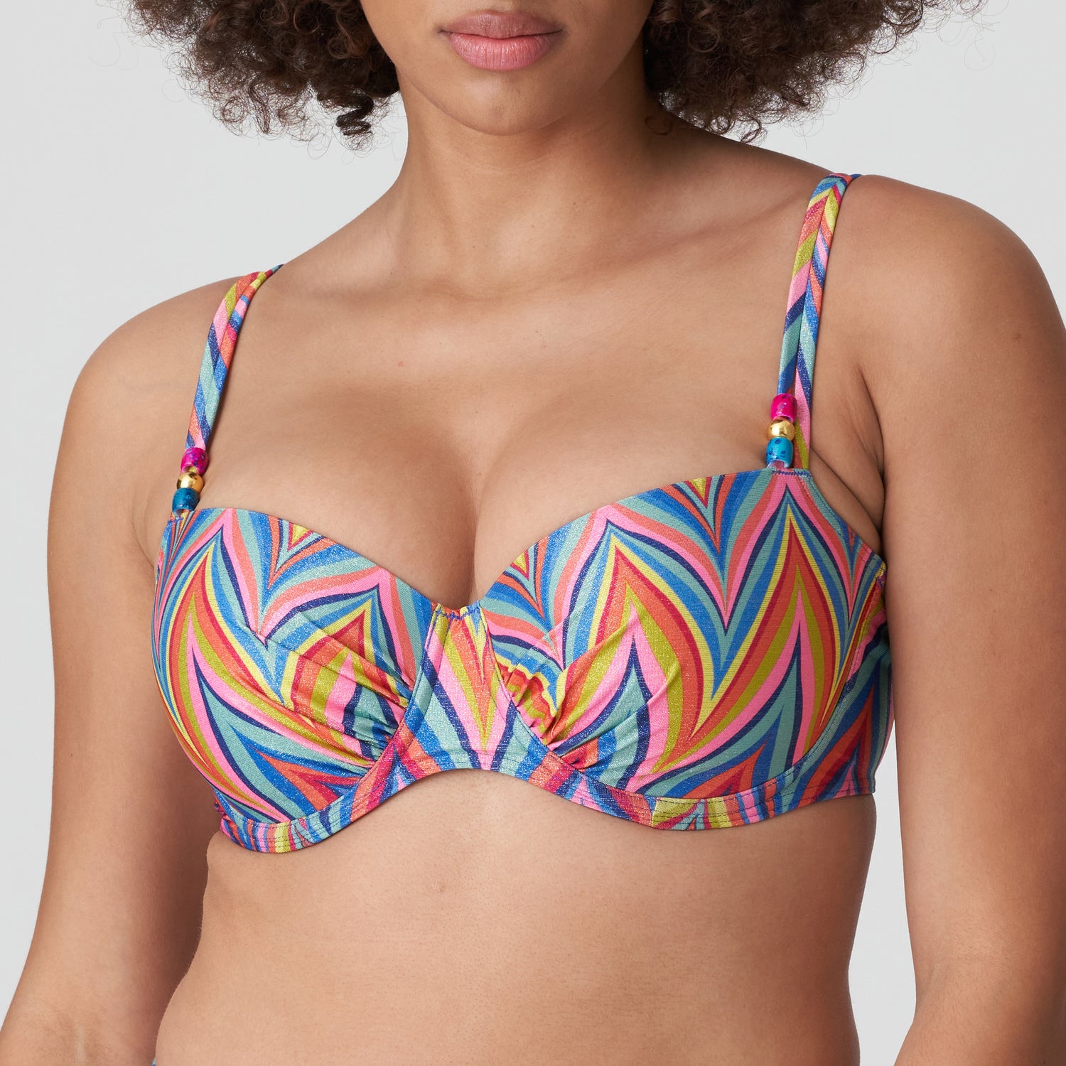 Primadonna Swim Kea Мягкий бикини-топ (4010816) Rainbow Paradise