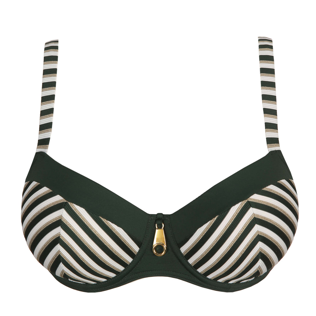Primadonna Swim La Concha Padded Balcony Bikini Top (4009616) Malachite