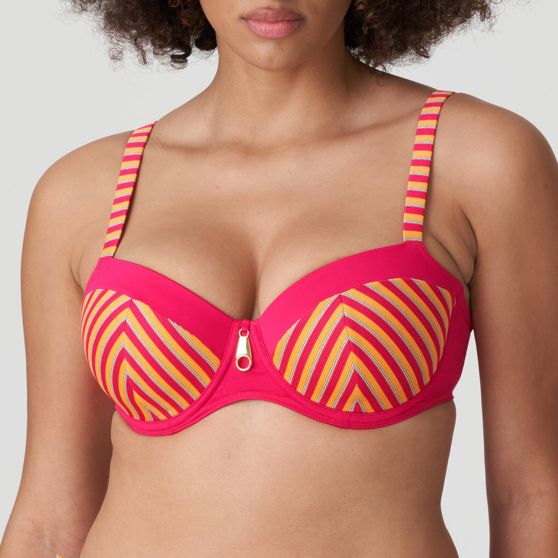 Primadonna Swim La Concha Padded Balcony Bikini Top (4009616) Mai Tai