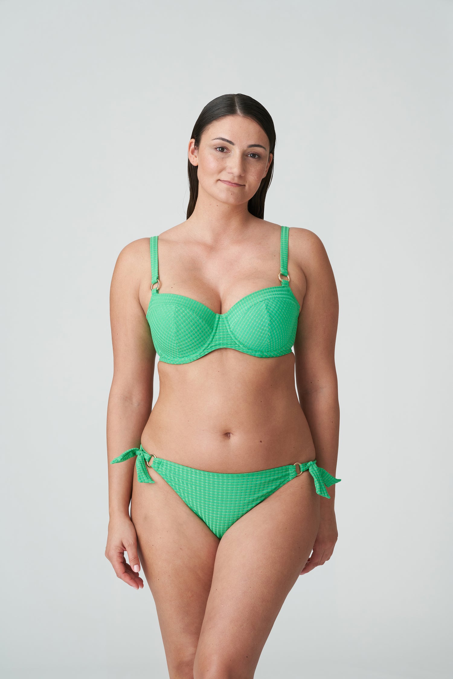 Primadonna Swim Maringa Padded Balcony Bikini Top (4012016) Lush Green