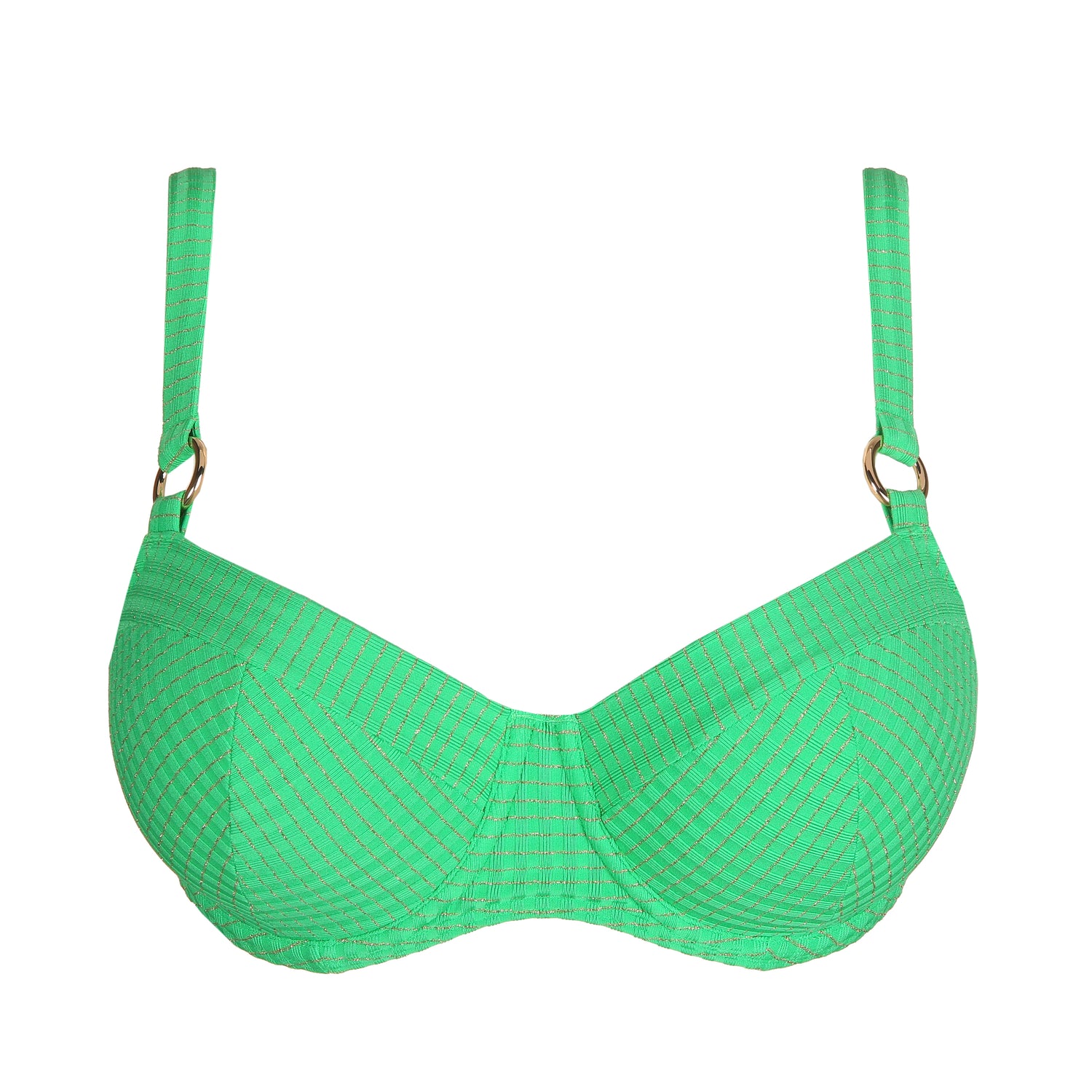 Primadonna Swim Maringa Padded Balcony Bikini Top (4012016) Lush Green