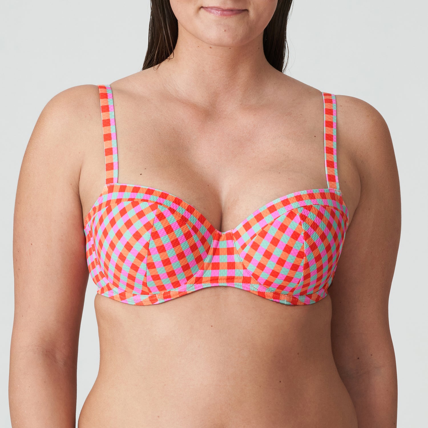 Primadonna Swim Marival Padded Balcony Bikini Top (4011716) Ocean Pop