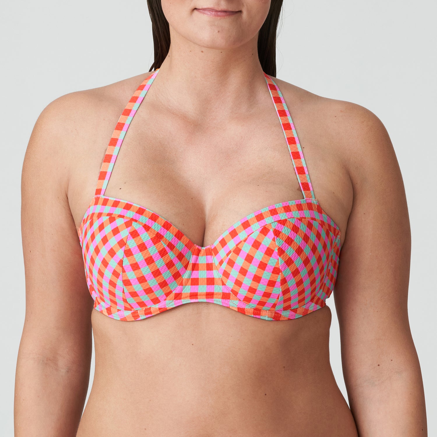 Primadonna Swim Marival Padded Balcony Bikini Top (4011716) Ocean Pop