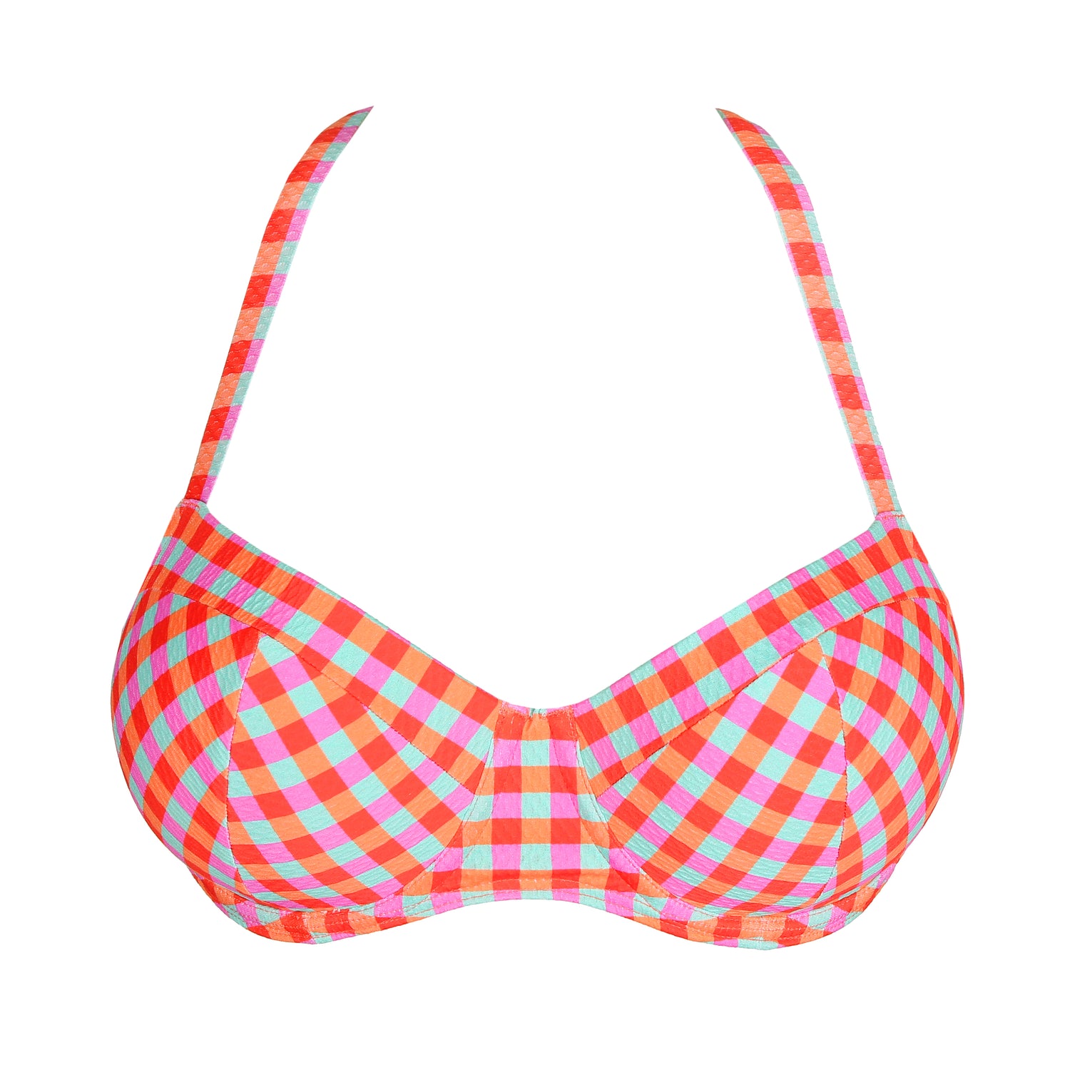 Primadonna Swim Marival Padded Balcony Bikini Top (4011716) Ocean Pop