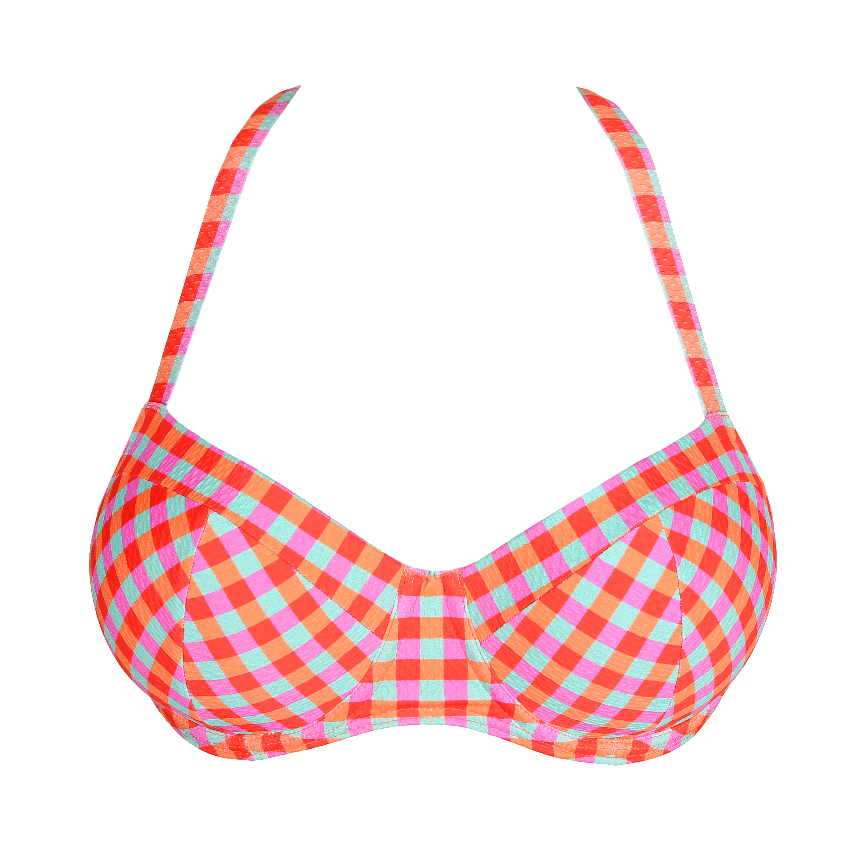 Primadonna Swim Marival Padded Balcony Bikini Top (4011716) Ocean Pop