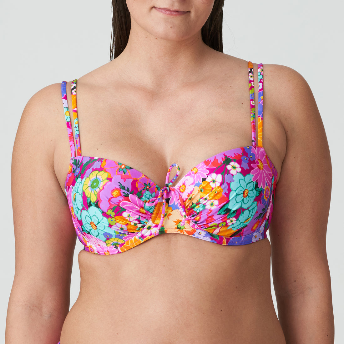 Primadonna Swim Najac Мягкий бикини-топ (4011016) Цветочный взрыв