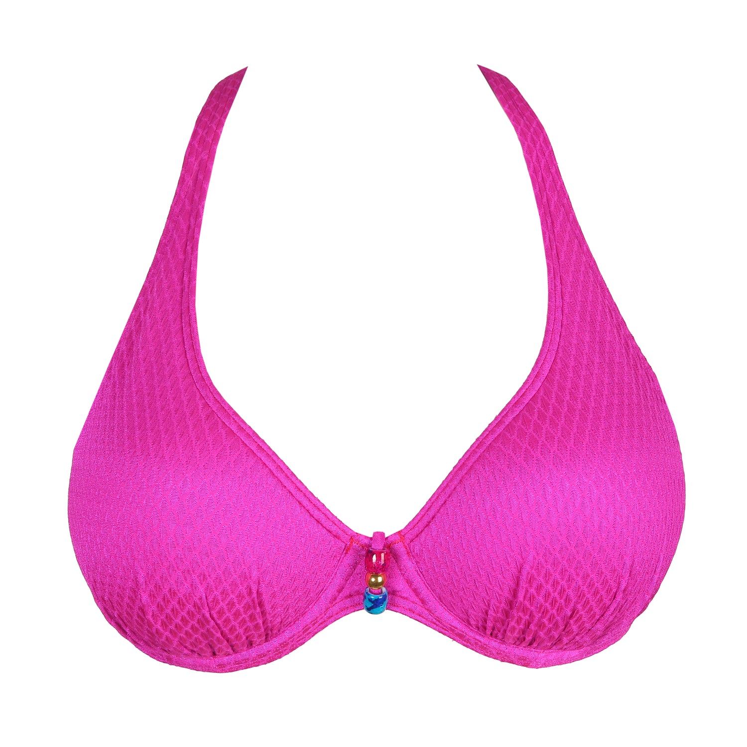 Primadonna Swim Narta Half Padded Plunge Bikini Top (4010319) Cactus Flower