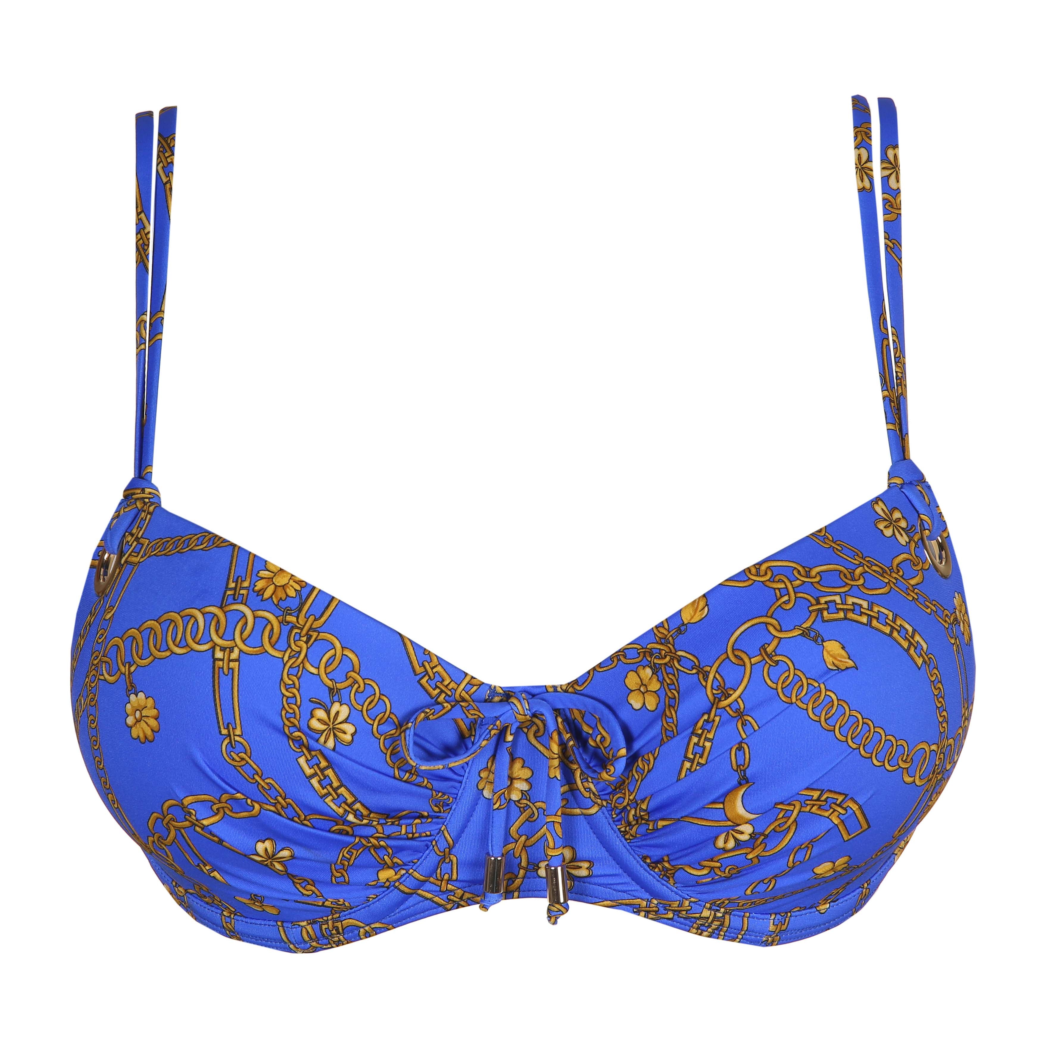 Primadonna Swim Olbia Padded Balcony Bikini Top (4009116) Electric Blue