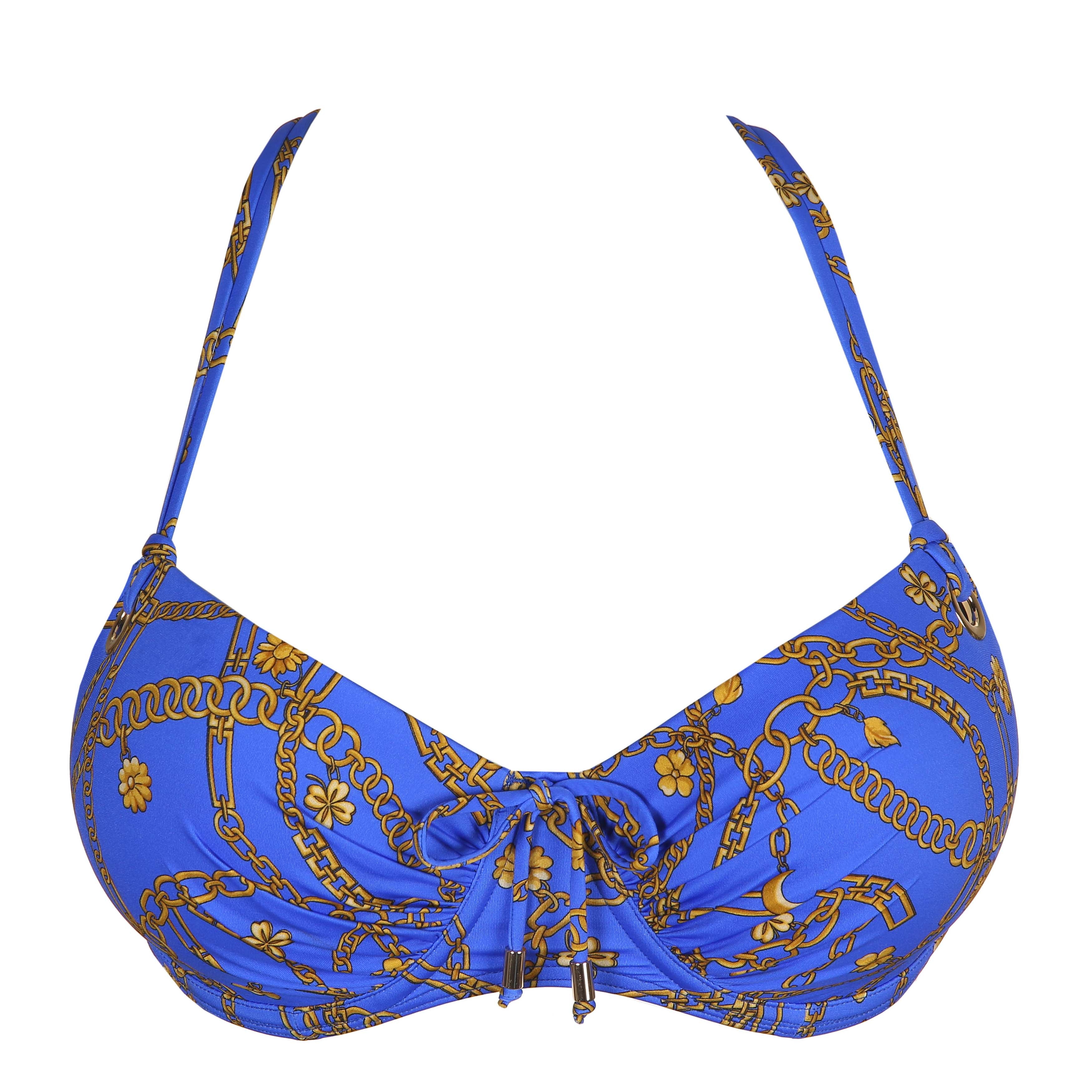 Primadonna Swim Olbia Padded Balcony Bikini Top (4009116) Electric Blue