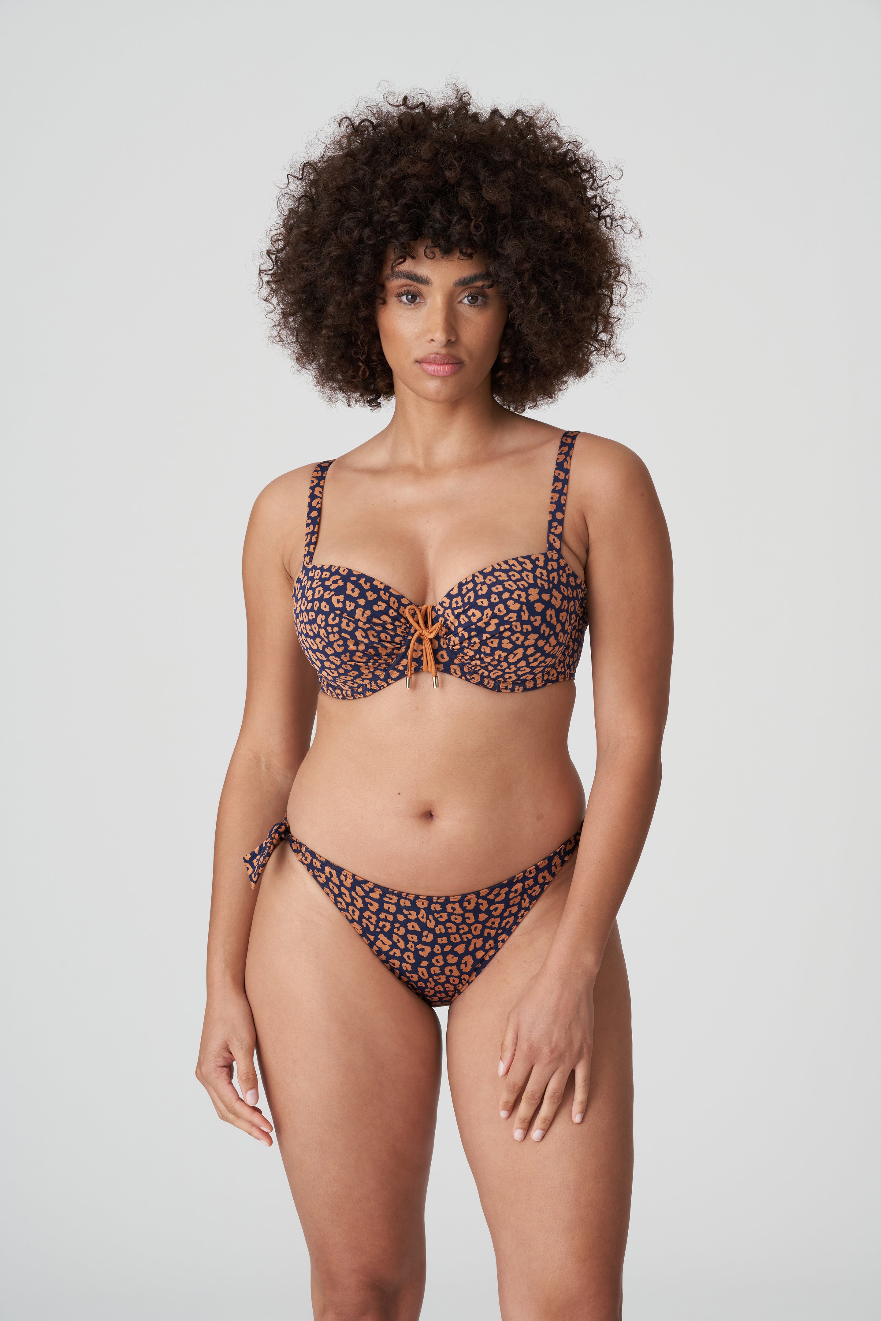Primadonna Swim Punta Rata Padded Balcony Bikini Top (4010016) Water Blue