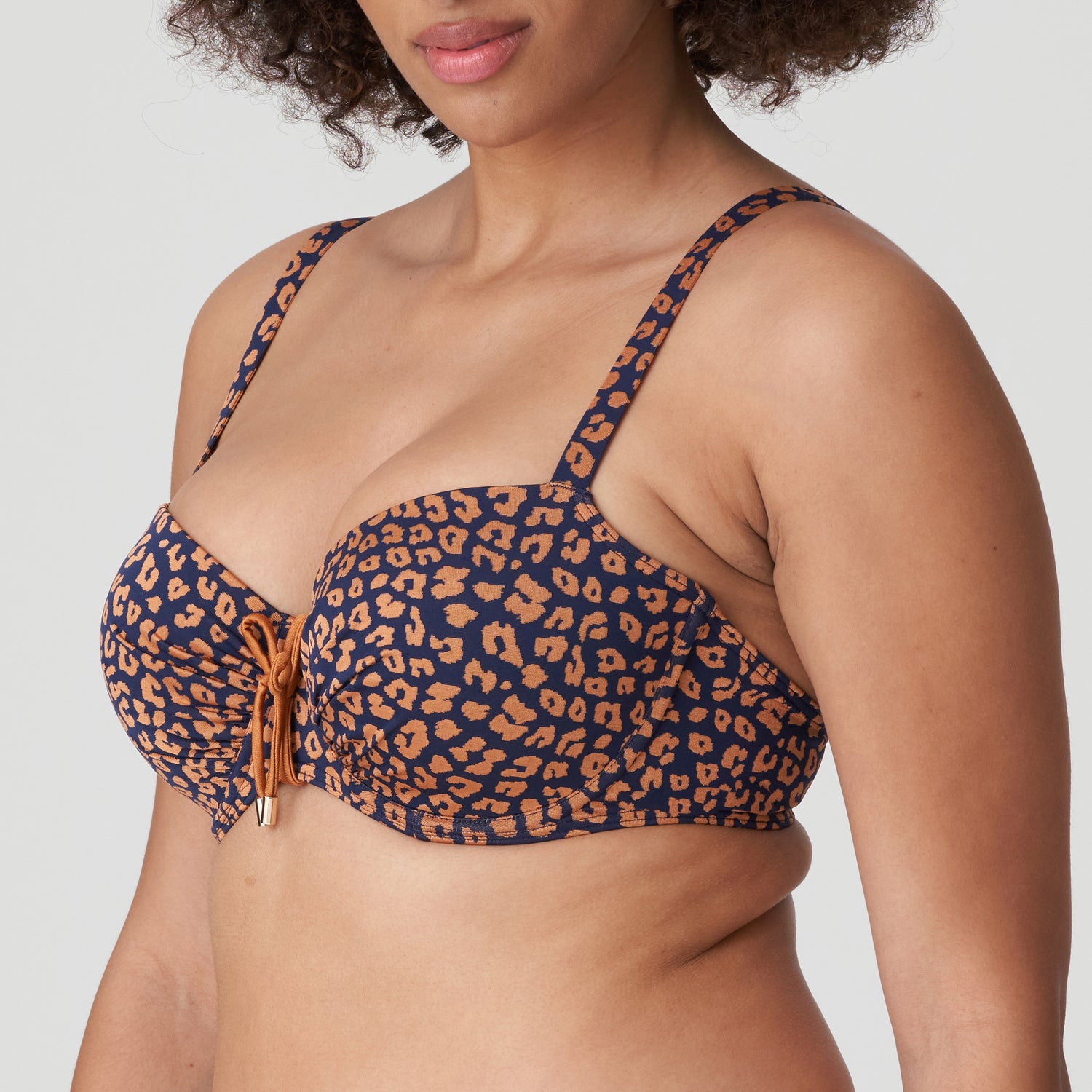 Primadonna Swim Punta Rata Padded Balcony Bikini Top (4010016) Water Blue