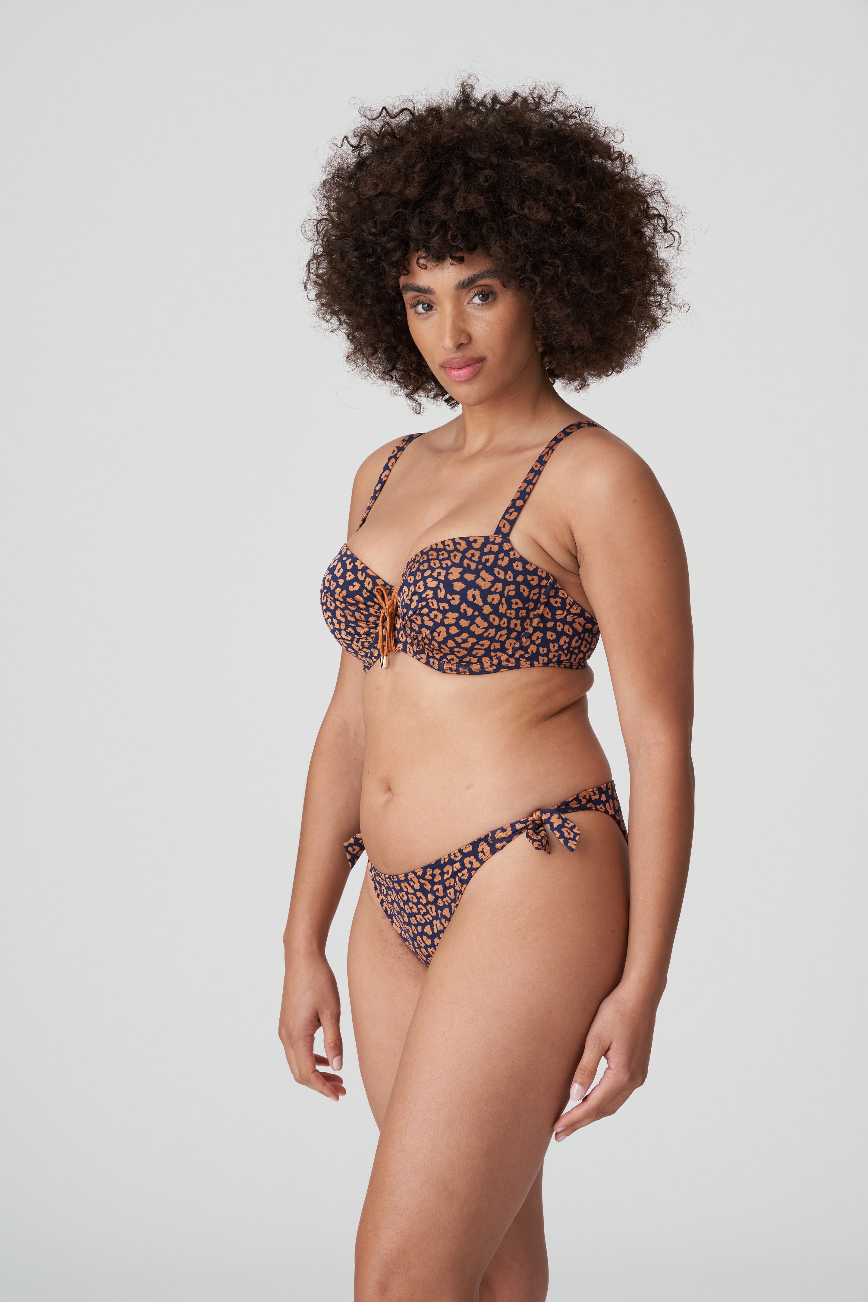 Primadonna Swim Punta Rata Padded Balcony Bikini Top (4010016) Water Blue