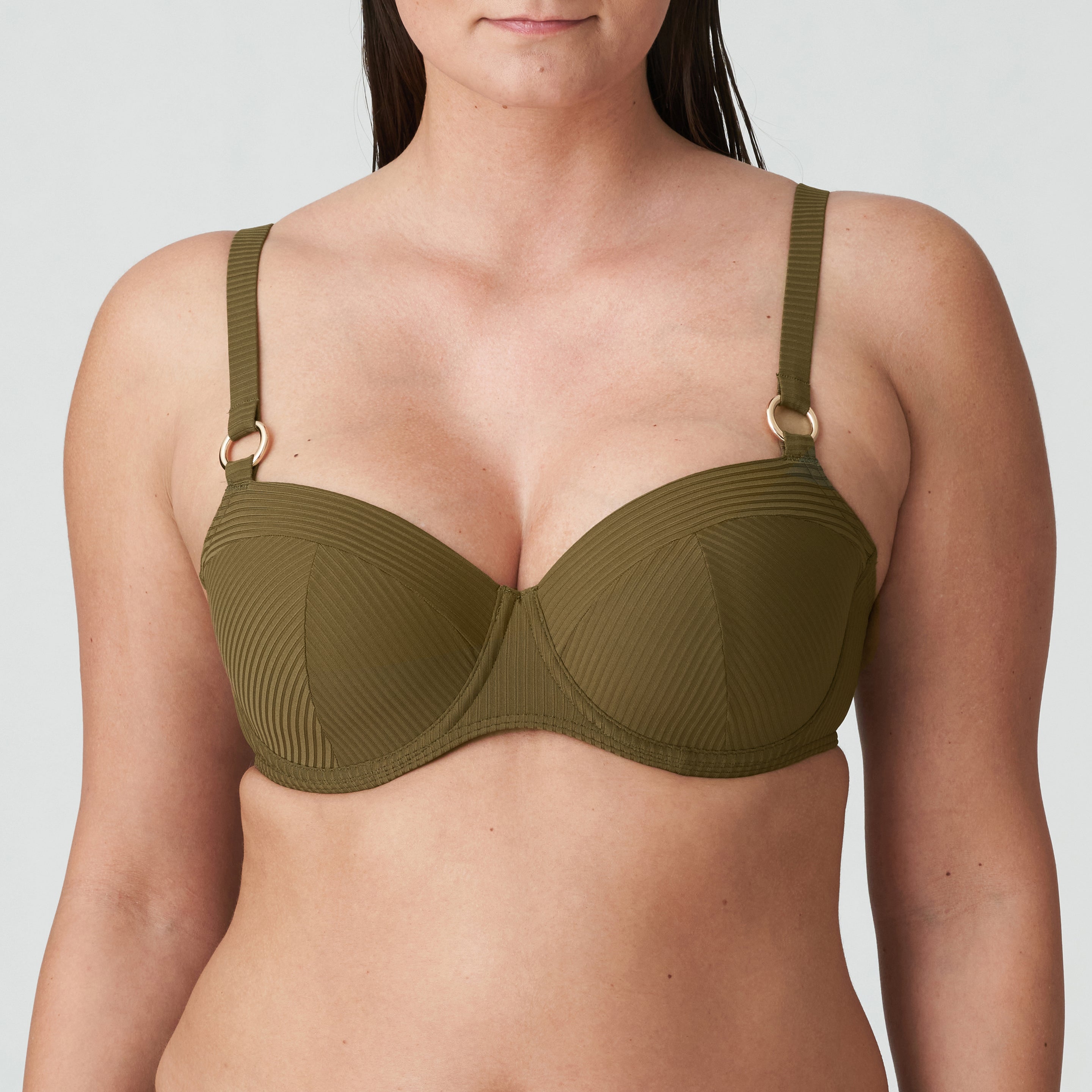 Primadonna Swim Sahara Padded Balcony Bikini Top (4006316) Olive