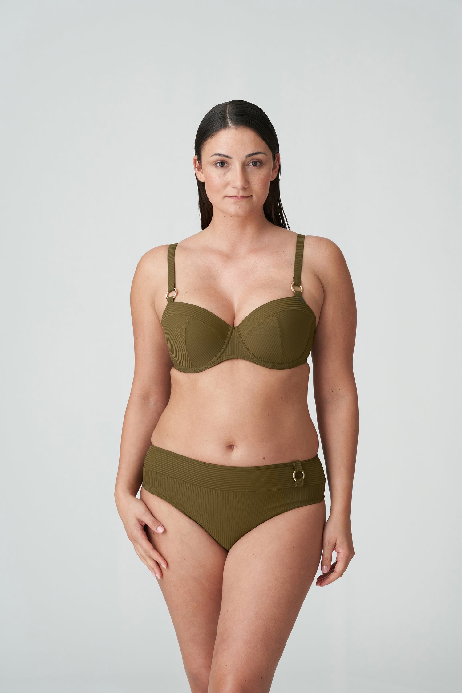 Primadonna Swim Sahara Padded Balcony Bikini Top (4006316) Olive
