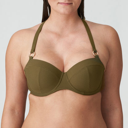 Primadonna Swim Sahara Padded Balcony Bikini Top (4006316) Olive