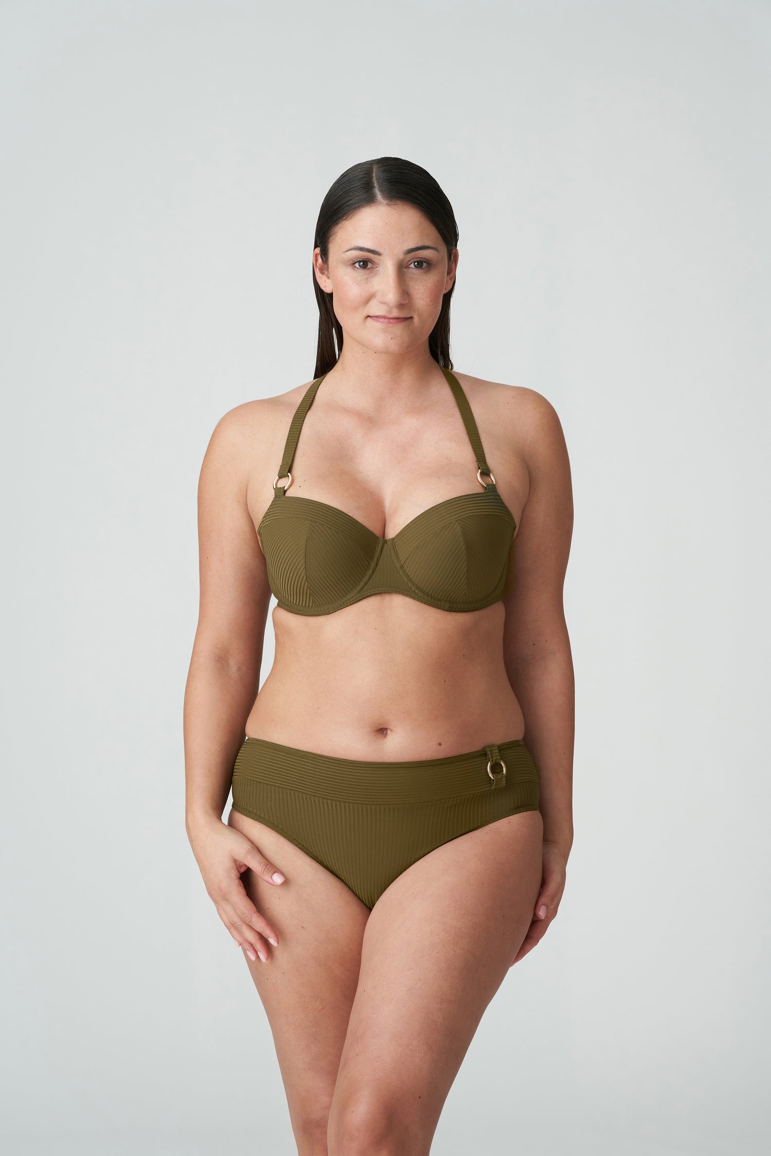 Primadonna Swim Sahara Padded Balcony Bikini Top (4006316) Olive
