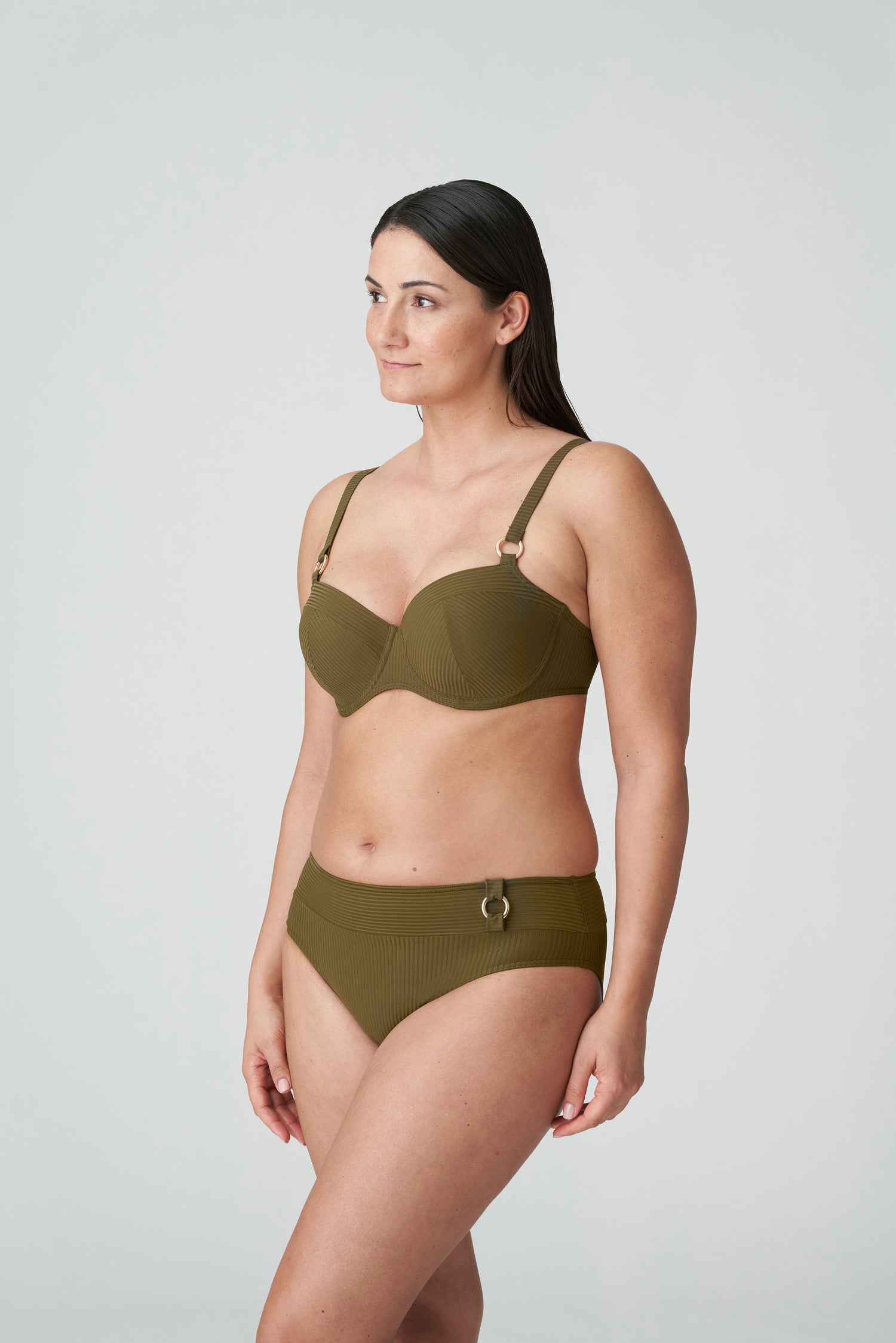 Primadonna Swim Sahara Padded Balcony Bikini Top (4006316) Olive