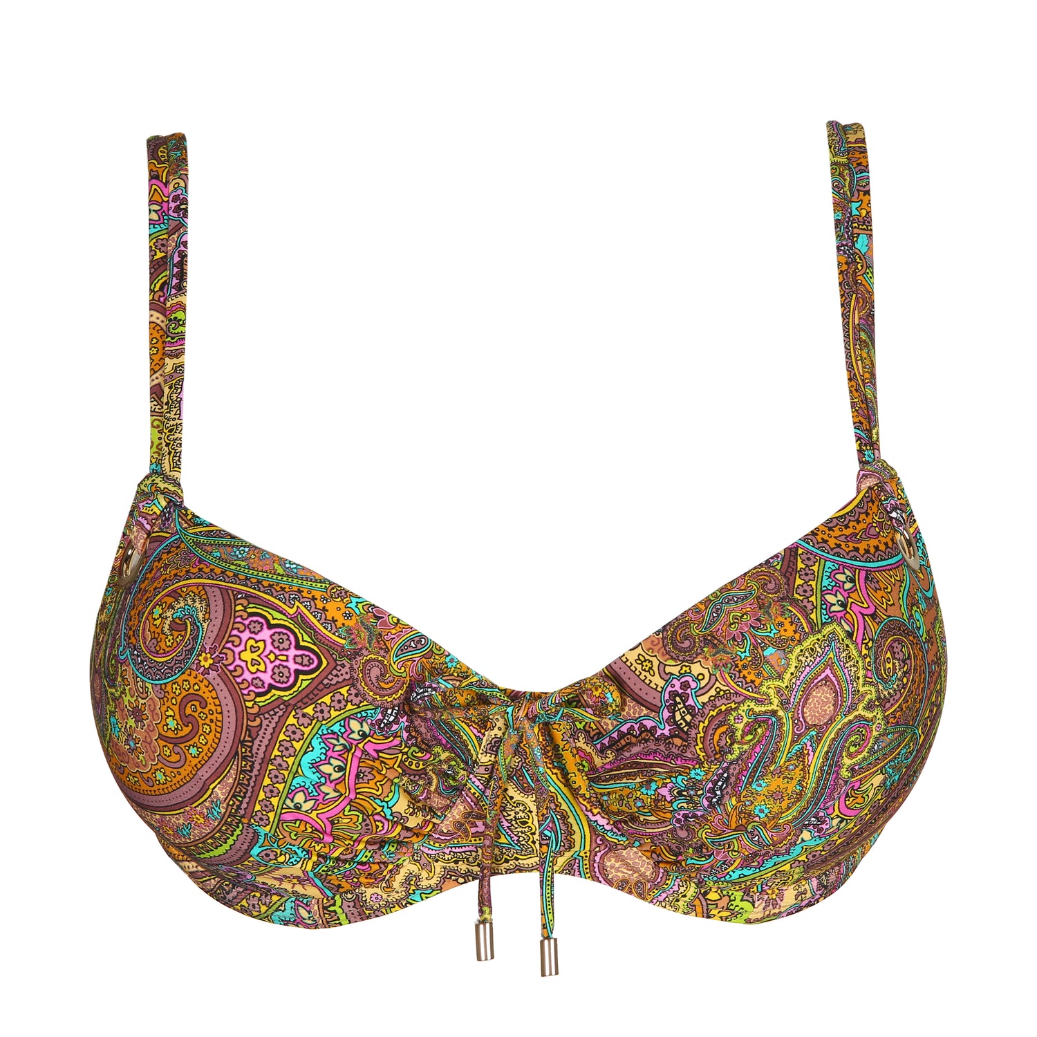Primadonna Swim Sakarun Padded Balcony Bikini Top (4009916) Sunny Paisley