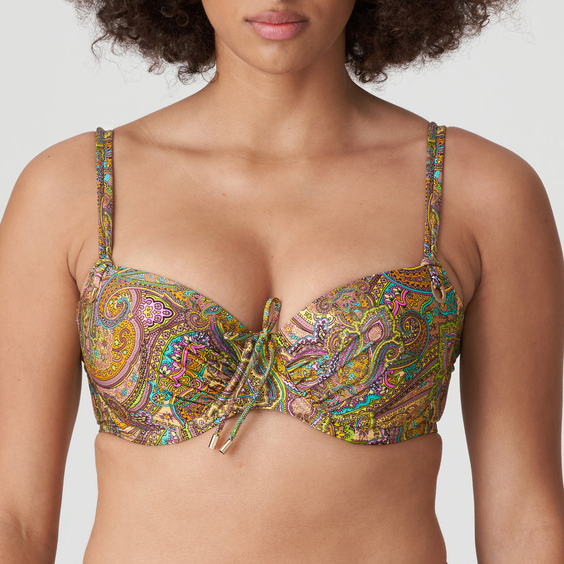 Primadonna Swim Sakarun Padded Balcony Bikini Top (4009916) Sunny Paisley