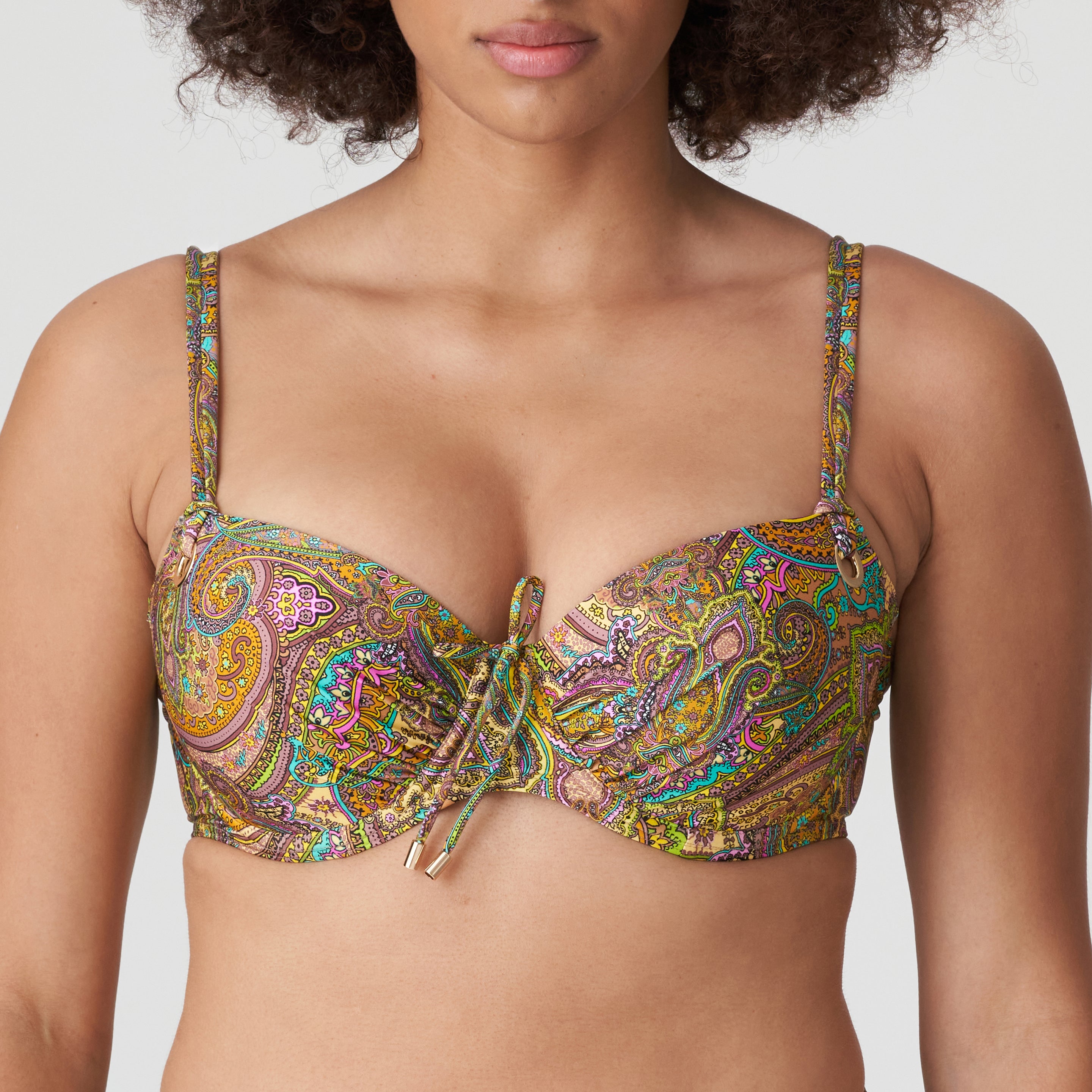 Primadonna Swim Sakarun Padded Balcony Bikini Top (4009916) Sunny Paisley