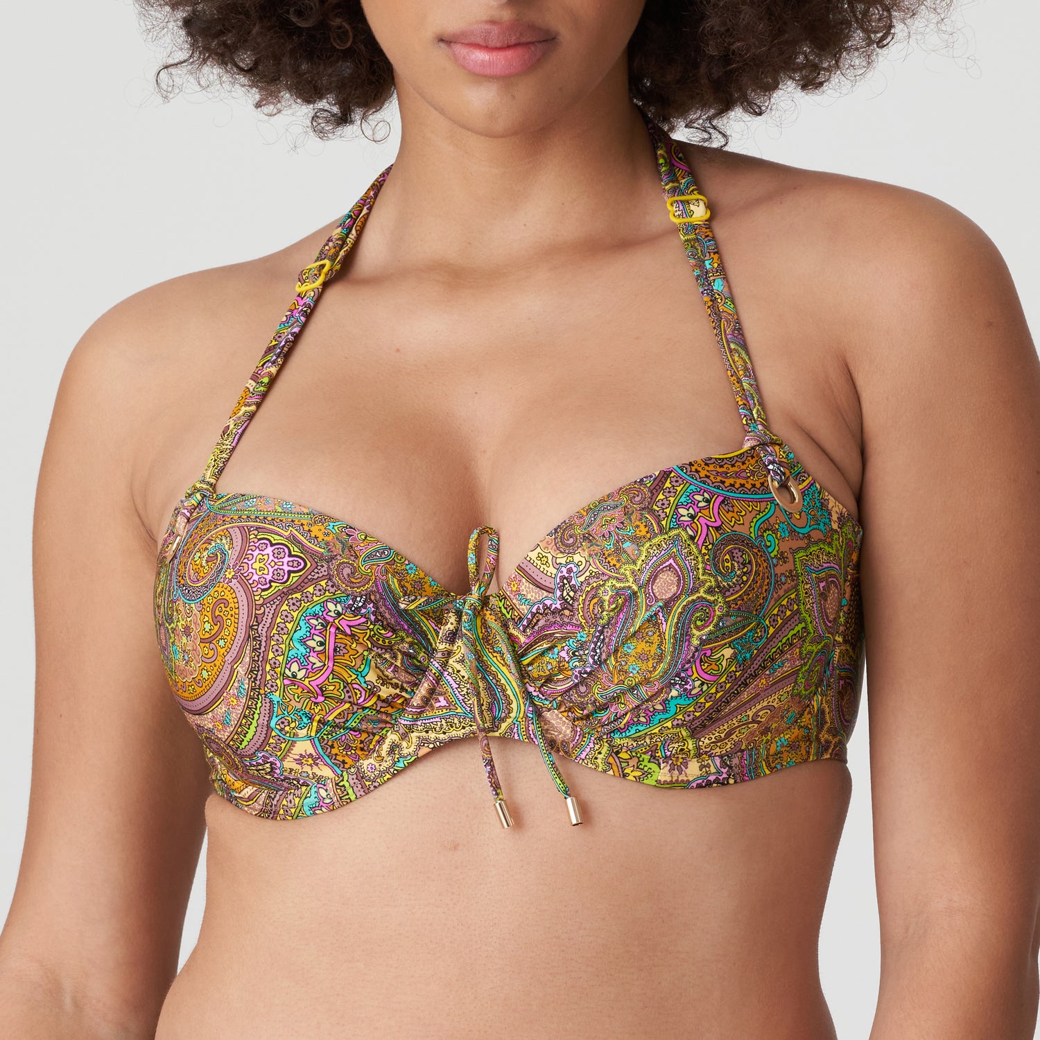 Primadonna Swim Sakarun Padded Balcony Bikini Top (4009916) Sunny Paisley