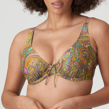 Primadonna Swim Sakarun Половина мягкого бикини с глубоким вырезом (4009919) Sunny Paisley