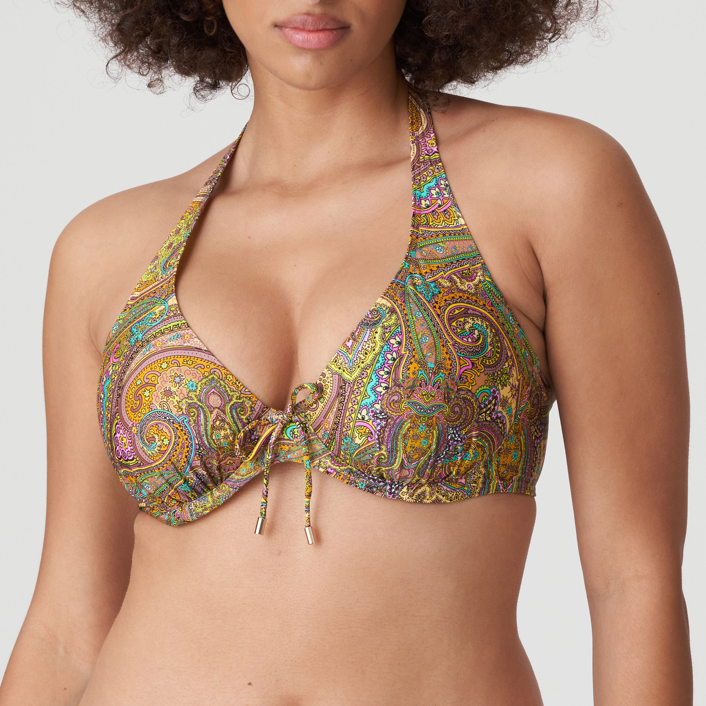Primadonna Swim Sakarun Половина мягкого бикини с глубоким вырезом (4009919) Sunny Paisley