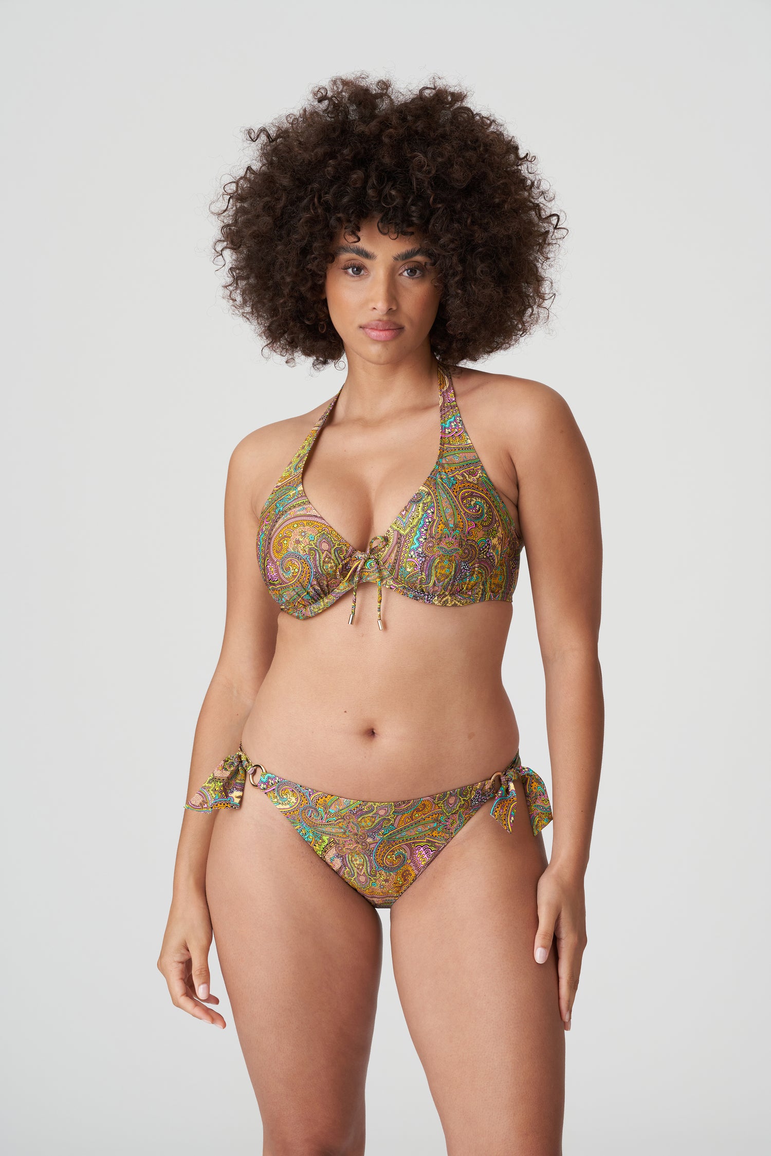Primadonna Swim Sakarun Половина мягкого бикини с глубоким вырезом (4009919) Sunny Paisley