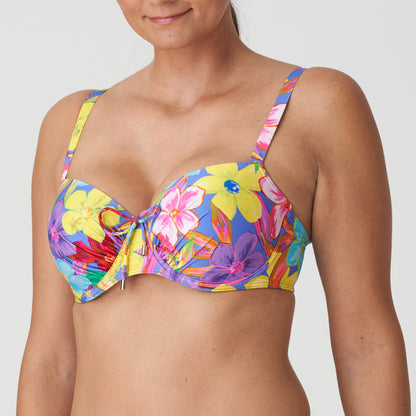 Primadonna Swim Sazan Мягкий бикини-топ (4010716) Синий Блум