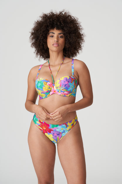 Primadonna Swim Sazan Уплотненный бикини-топ без бретелек (4010717) Синий Блум