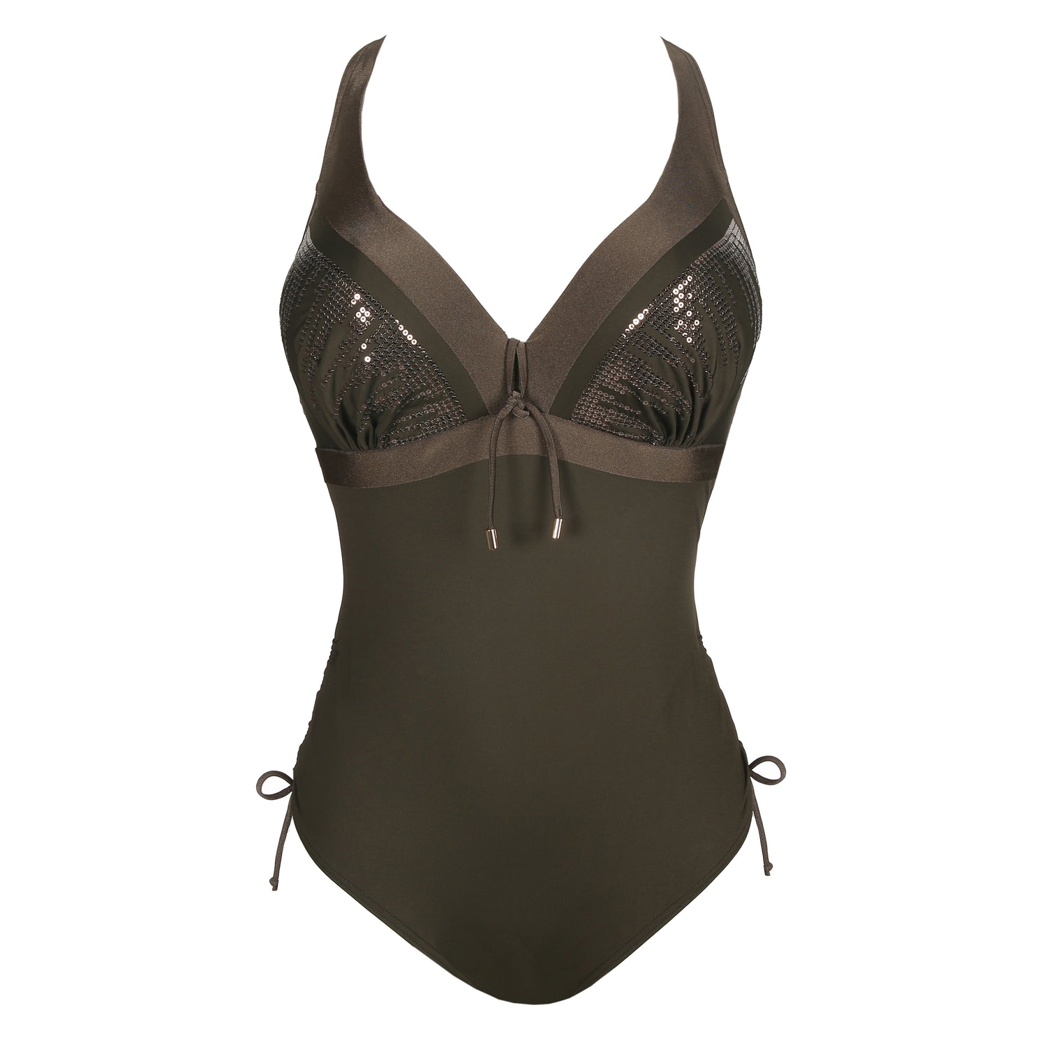 Primadonna Swim Aracruz Plunge Swimsuit (4011839) Kaki